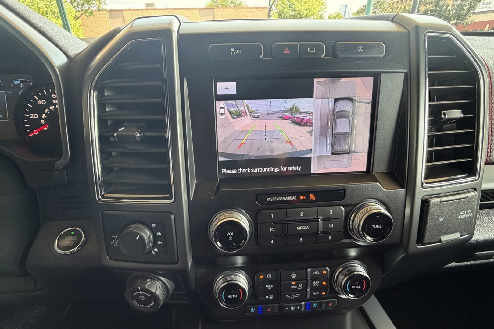 2020 Oxford White /Black/Red Ford F-150 Lariat Sport (1FTEW1E52LF) with an V8 5.0 Liter engine, Automatic 10 Speed transmission, located at 2304 W. Main St., Boise, ID, 83702, (208) 342-7777, 43.622105, -116.218658 - Power Running Boards! Low Mileage! Ready To Go!- Photo#6