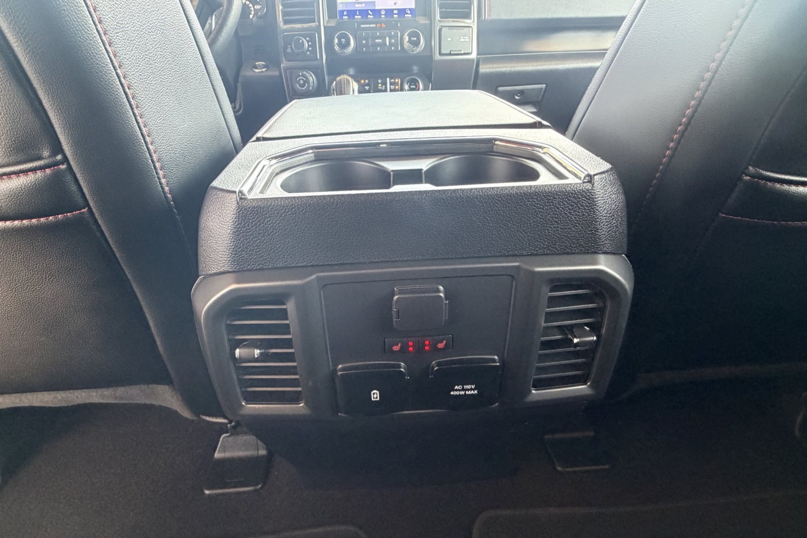2020 Oxford White /Black/Red Ford F-150 Lariat Sport (1FTEW1E52LF) with an V8 5.0 Liter engine, Automatic 10 Speed transmission, located at 2304 W. Main St., Boise, ID, 83702, (208) 342-7777, 43.622105, -116.218658 - Power Running Boards! Low Mileage! Ready To Go!- Photo#19