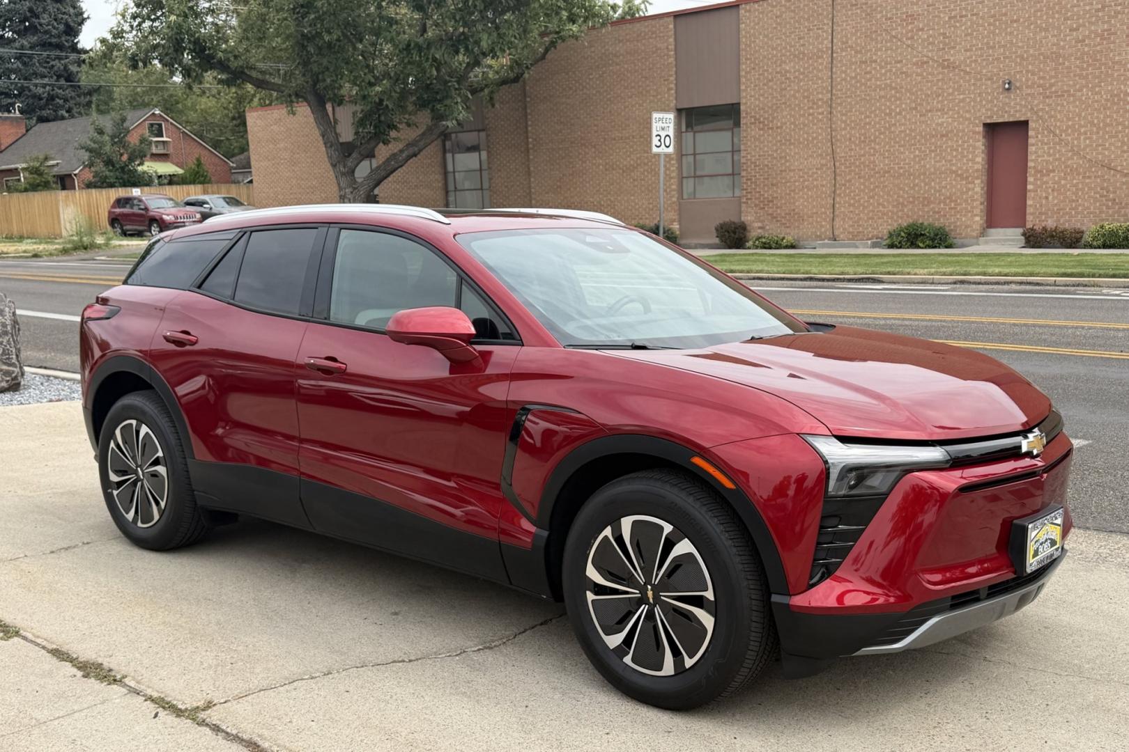 2024 Radiant Red /Black Chevrolet Blazer EV 2LT (3GNKDBRJ6RS) with an 85 kWh engine, Automatic transmission, located at 2304 W. Main St., Boise, ID, 83702, (208) 342-7777, 43.622105, -116.218658 - Remaining Factory Warranty! 279 Mile Range! Smooth Ride! Loaded With Safety Features Too!- Photo#2