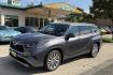 2023 Magnetite Gray Metallic /Black Toyota Highlander Platinum (5TDEBRCH4PS) with an 4 Cyl 2.5 Liter Hybrid engine, Automatic transmission, located at 2304 W. Main St., Boise, ID, 83702, (208) 342-7777, 43.622105, -116.218658 - New Tires! Hard To Find! Great To Own!- Photo#0