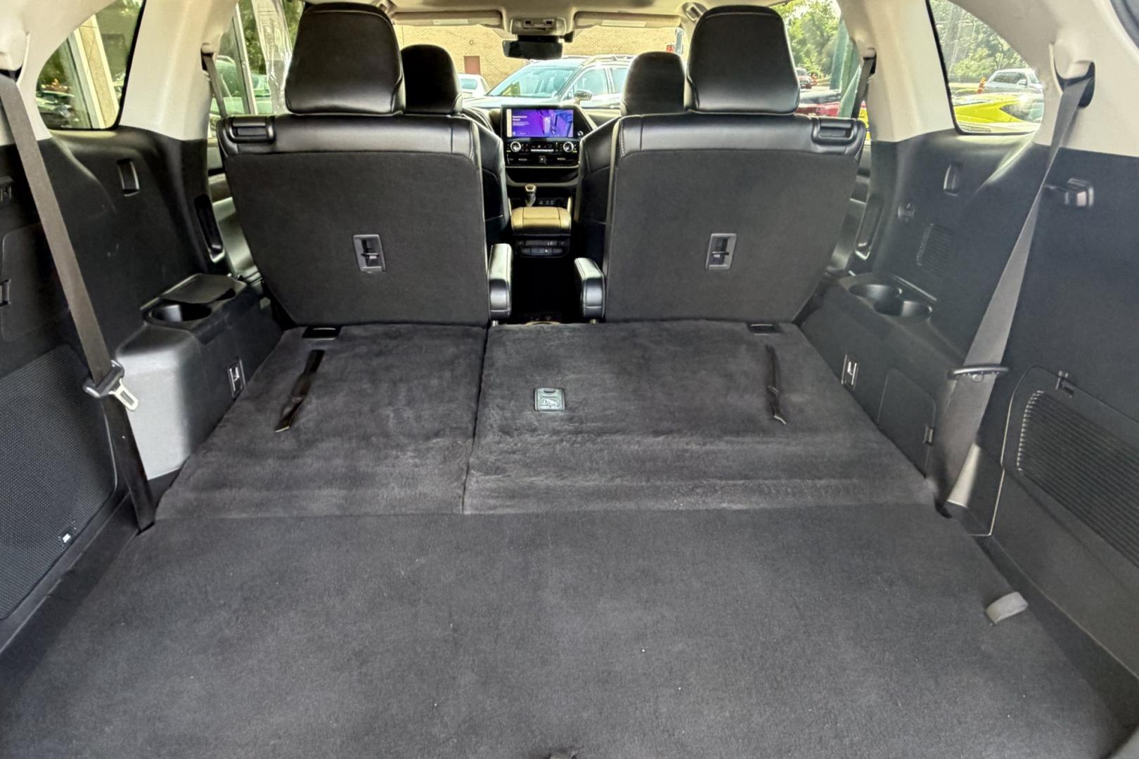 2023 Magnetite Gray Metallic /Black Toyota Highlander Platinum (5TDEBRCH4PS) with an 4 Cyl 2.5 Liter Hybrid engine, Automatic transmission, located at 2304 W. Main St., Boise, ID, 83702, (208) 342-7777, 43.622105, -116.218658 - New Tires! Hard To Find! Great To Own!- Photo#24