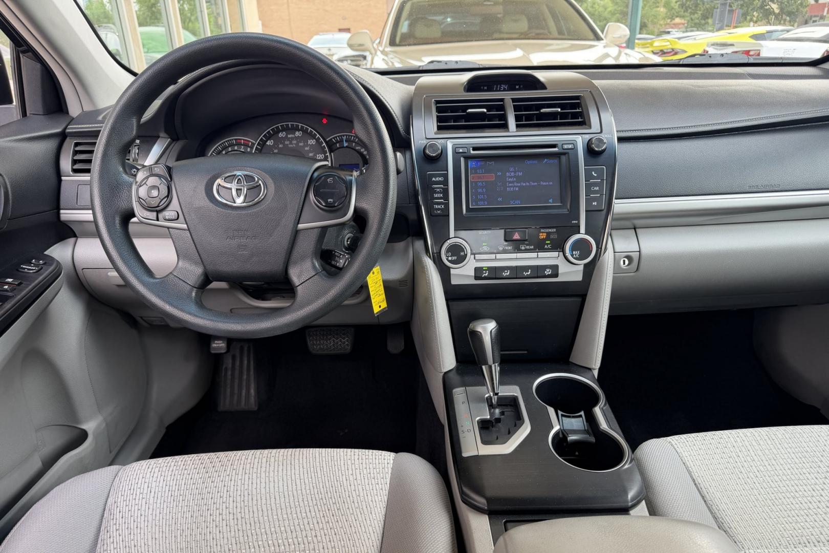 2012 Cosmic Gray Mica /Gray Toyota Camry LE (4T4BF1FK5CR) with an 4Cyl 2.5 Liter engine, Automatic 6 Speed transmission, located at 2304 W. Main St., Boise, ID, 83702, (208) 342-7777, 43.622105, -116.218658 - Great Fuel Economy! Legendary Toyota Model!- Photo#14