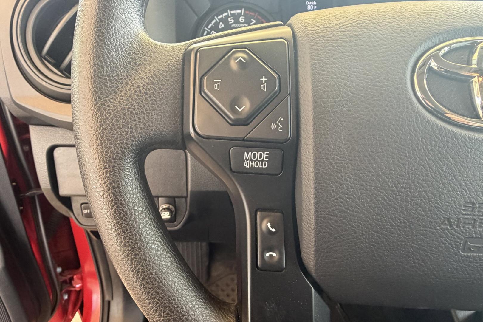 2021 Barcelona Red Metallic /Gray Toyota Tacoma SR (3TMCZ5AN6MM) with an V6 3.5 Liter engine, Automatic 6 Speed transmission, located at 2304 W. Main St., Boise, ID, 83702, (208) 342-7777, 43.622105, -116.218658 - V6 Tacoma! Low Mileage! Ready To Go!- Photo#7
