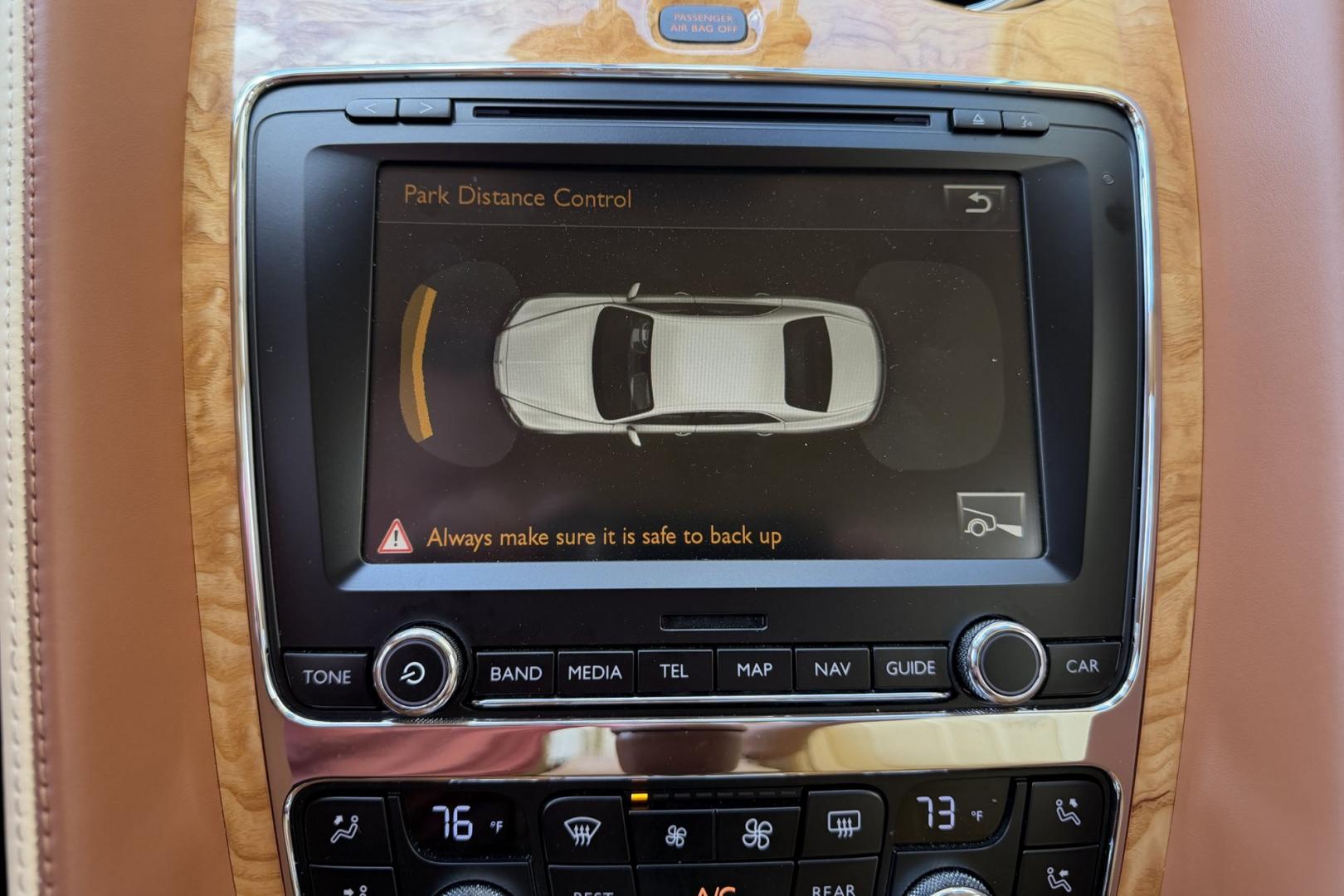 2014 White Sand /Magnolia Bentley Continental Flying Spur (SCBEC9ZA1EC) with an 6.0L W12 DOHC 48V TURBO FFV engine, Automatic 8 Speed transmission, located at 2304 W. Main St., Boise, ID, 83702, (208) 342-7777, 43.622105, -116.218658 - 616-Horsepower Twin Turbo W12 Engine! Ultra Luxury Sedan!- Photo#4