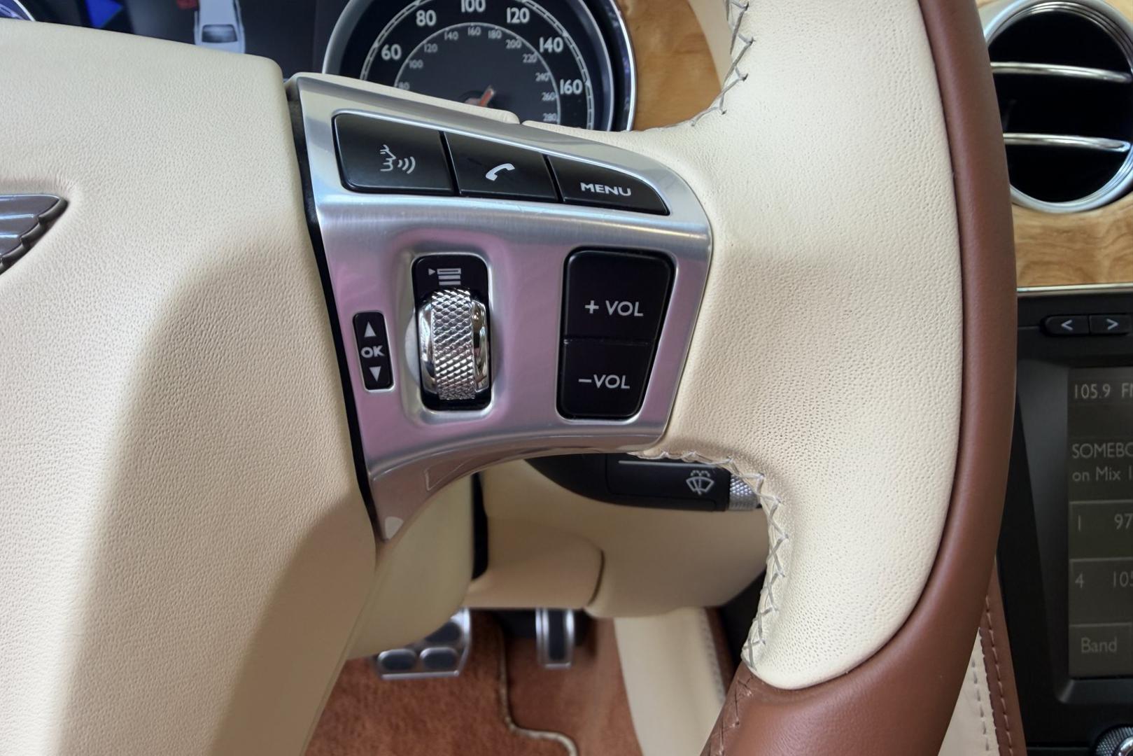 2014 White Sand /Magnolia Bentley Continental Flying Spur (SCBEC9ZA1EC) with an 6.0L W12 DOHC 48V TURBO FFV engine, Automatic 8 Speed transmission, located at 2304 W. Main St., Boise, ID, 83702, (208) 342-7777, 43.622105, -116.218658 - 616-Horsepower Twin Turbo W12 Engine! Ultra Luxury Sedan!- Photo#8