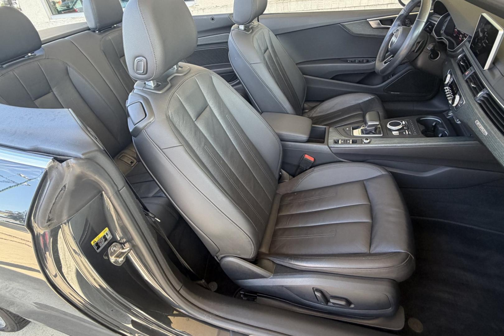 2018 Manhattan Gray Metallic /Black Audi A5 Premium Plus Cabriolet Quattro 7A (WAUYNGF57JN) with an 2.0L L4 DOHC 16V TURBO engine, Automatic 7 Speed transmission, located at 2304 W. Main St., Boise, ID, 83702, (208) 342-7777, 43.622105, -116.218658 - Stunning All Wheel Drive Audi Convertible!- Photo#17