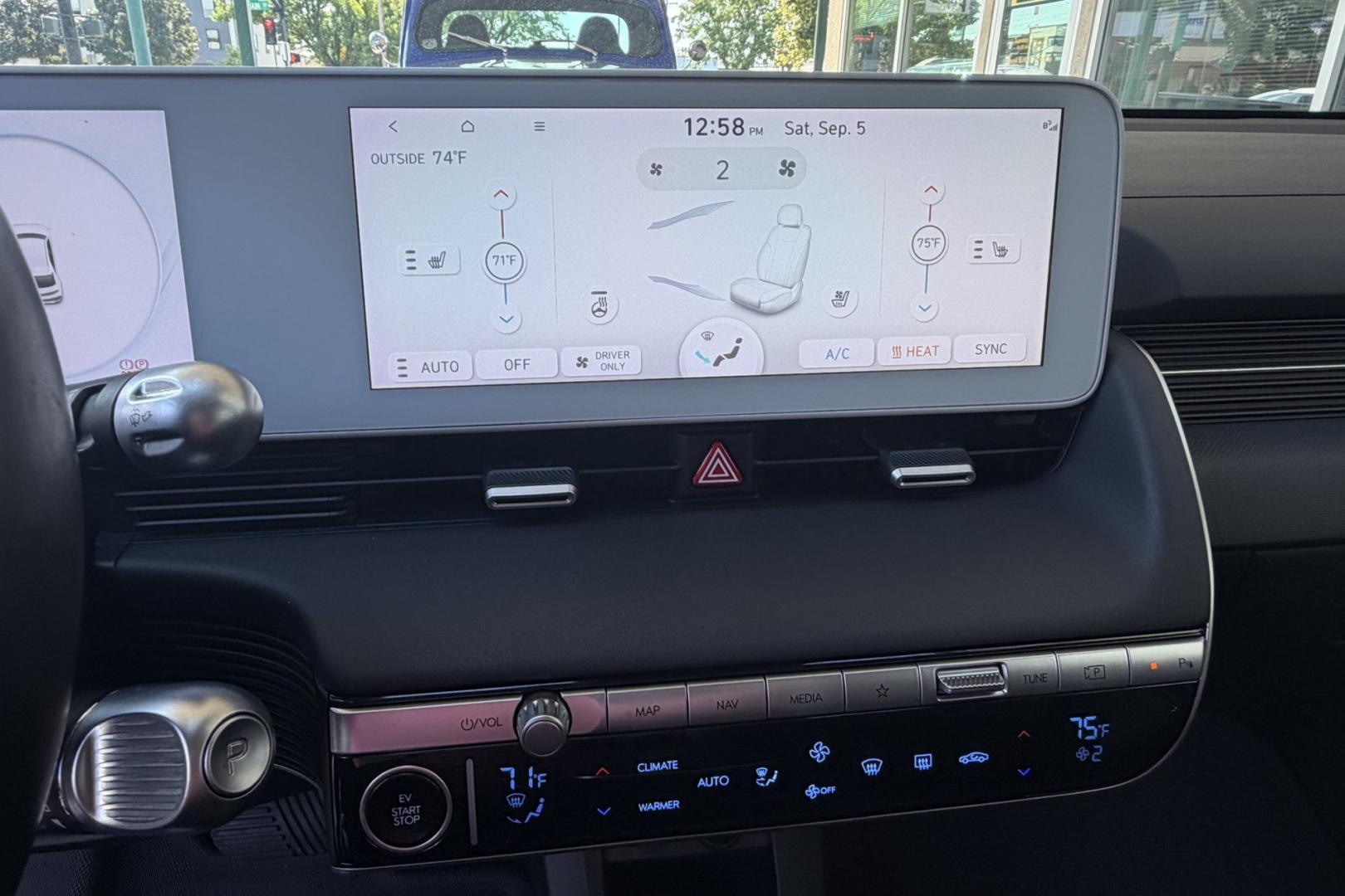 2023 Gravity Matte Gold /Black Hyundai Ioniq 5 SEL AWD (KM8KNDAF5PU) with an 77.4 kWh engine, Automatic transmission, located at 2304 W. Main St., Boise, ID, 83702, (208) 342-7777, 43.622105, -116.218658 - New Tires! 266 EPA Range! All Wheel Drive! Smooth Ride!- Photo#7