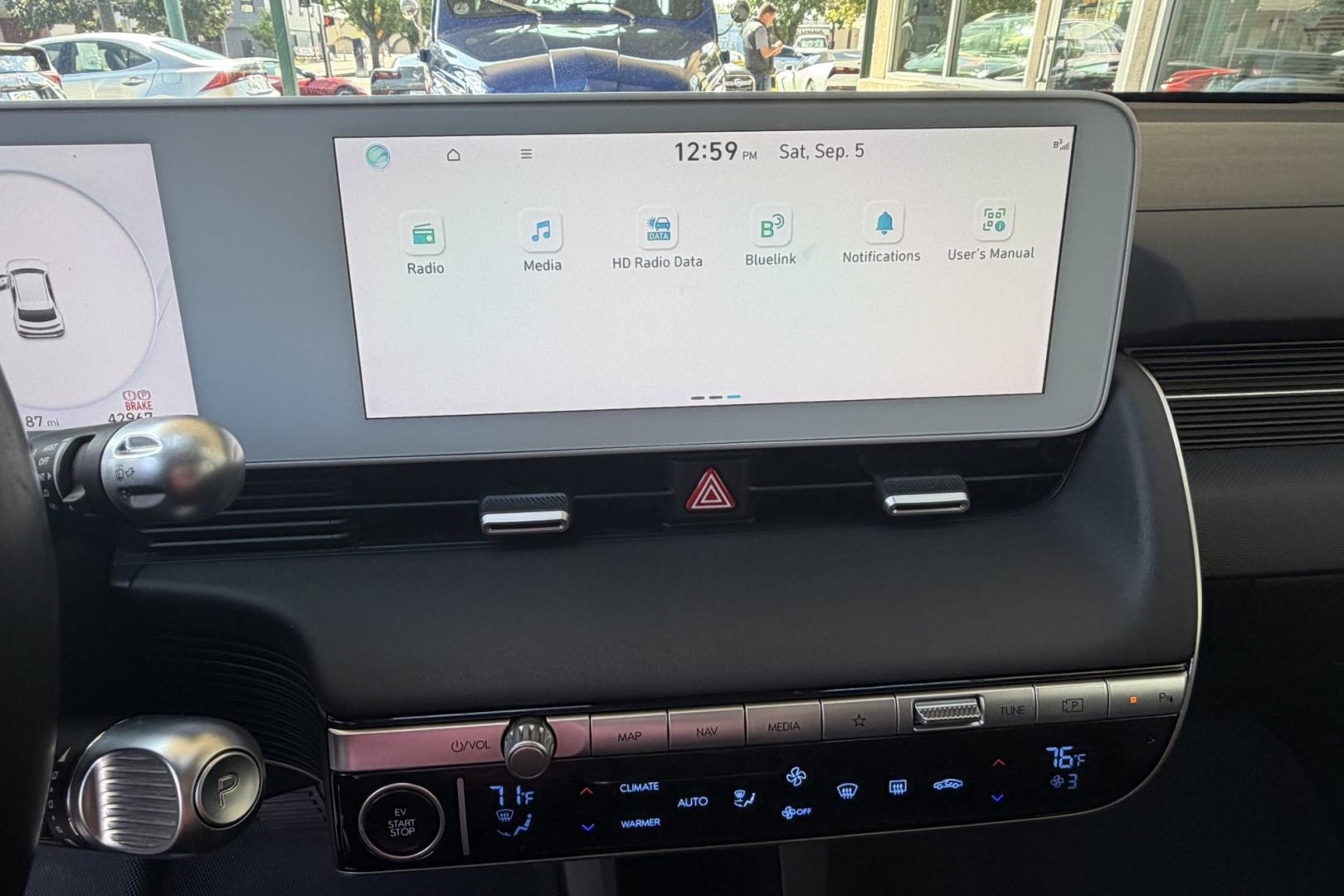 2023 Gravity Matte Gold /Black Hyundai Ioniq 5 SEL AWD (KM8KNDAF5PU) with an 77.4 kWh engine, Automatic transmission, located at 2304 W. Main St., Boise, ID, 83702, (208) 342-7777, 43.622105, -116.218658 - New Tires! 266 EPA Range! All Wheel Drive! Smooth Ride!- Photo#13