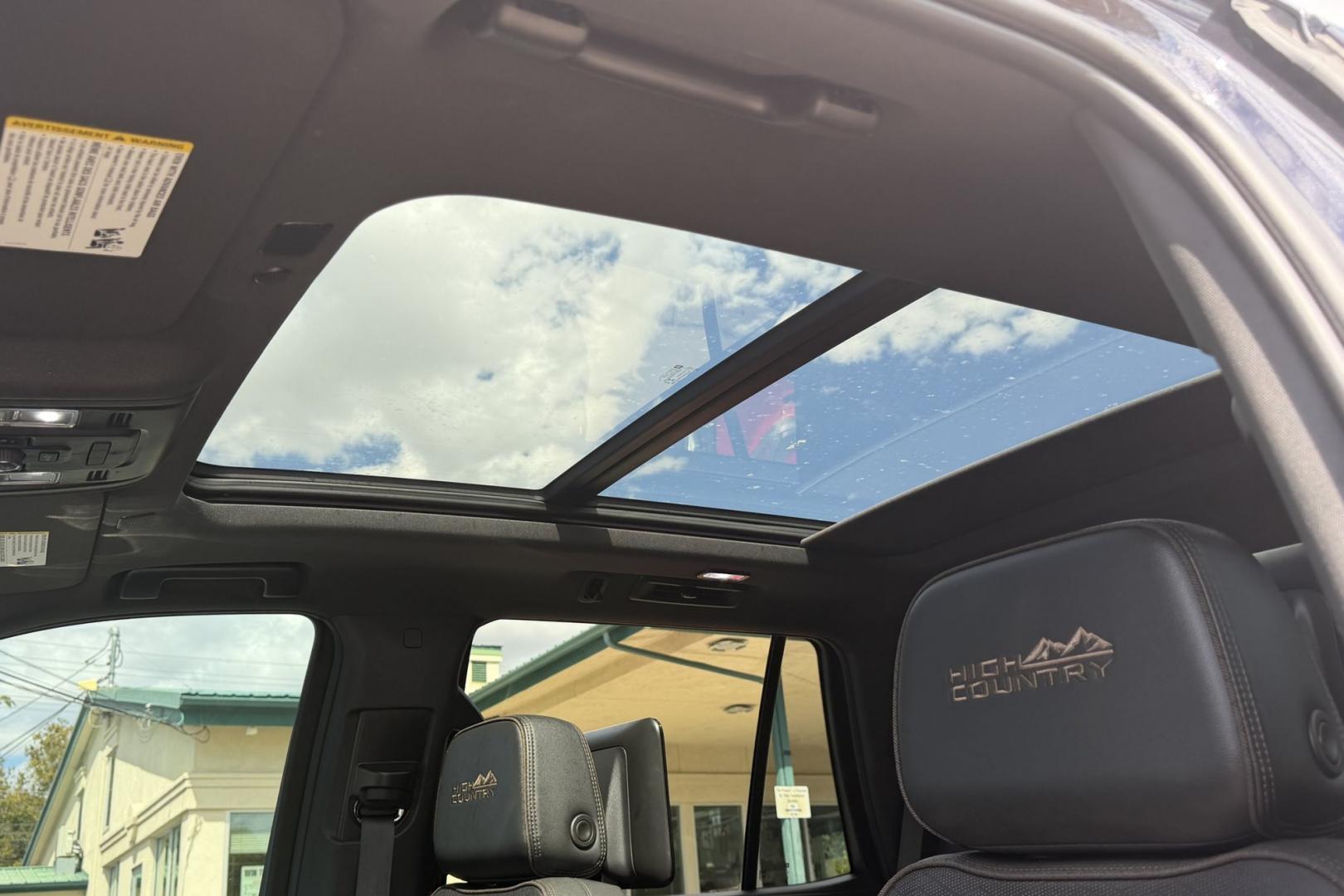 2023 Dark Ash Metallic /Jet Black Chevrolet Tahoe High Country (1GNSKTKL4PR) with an V8 6.2 Liter engine, Automatic 10 Speed transmission, located at 2304 W. Main St., Boise, ID, 83702, (208) 342-7777, 43.622105, -116.218658 - New Tires! Rear DVD Screens! Highly Optioned! Ready To Go!- Photo#6