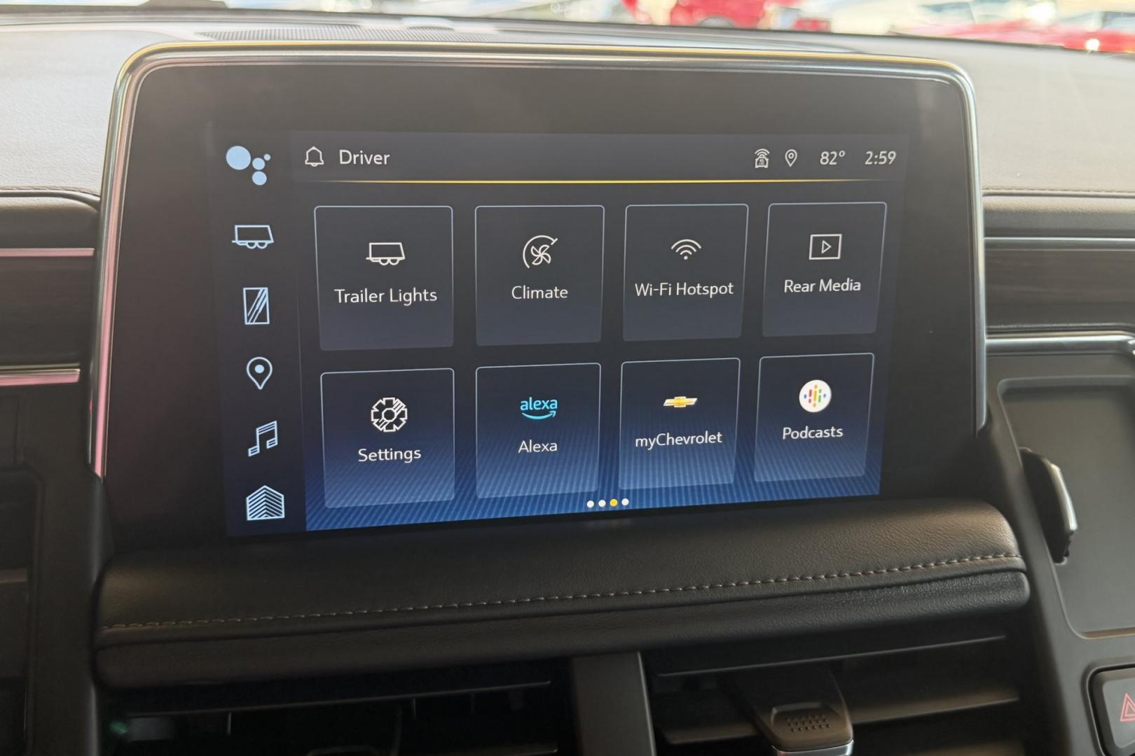 2023 Dark Ash Metallic /Jet Black Chevrolet Tahoe High Country (1GNSKTKL4PR) with an V8 6.2 Liter engine, Automatic 10 Speed transmission, located at 2304 W. Main St., Boise, ID, 83702, (208) 342-7777, 43.622105, -116.218658 - New Tires! Rear DVD Screens! Highly Optioned! Ready To Go!- Photo#12