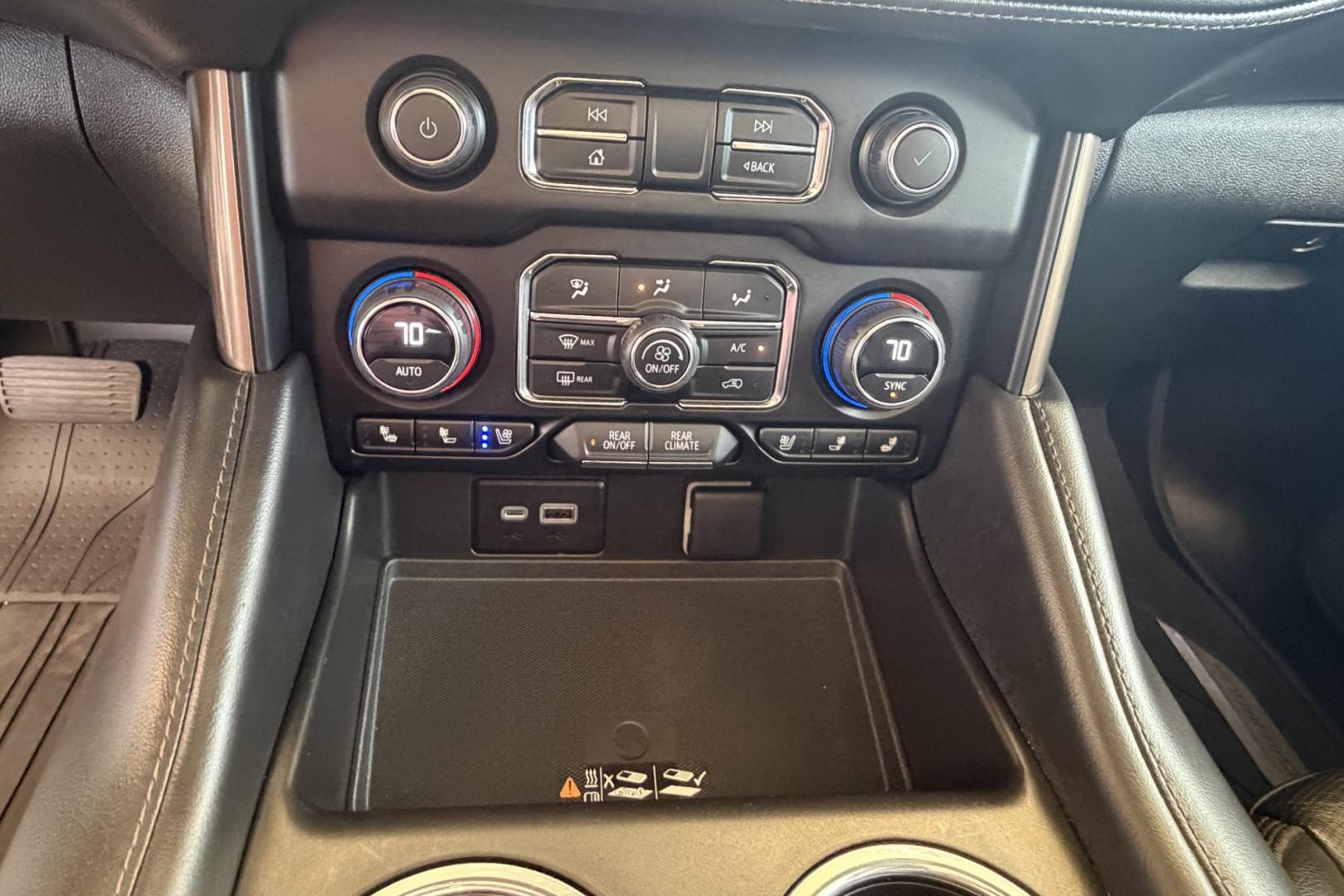 2023 Dark Ash Metallic /Jet Black Chevrolet Tahoe High Country (1GNSKTKL4PR) with an V8 6.2 Liter engine, Automatic 10 Speed transmission, located at 2304 W. Main St., Boise, ID, 83702, (208) 342-7777, 43.622105, -116.218658 - New Tires! Rear DVD Screens! Highly Optioned! Ready To Go!- Photo#18