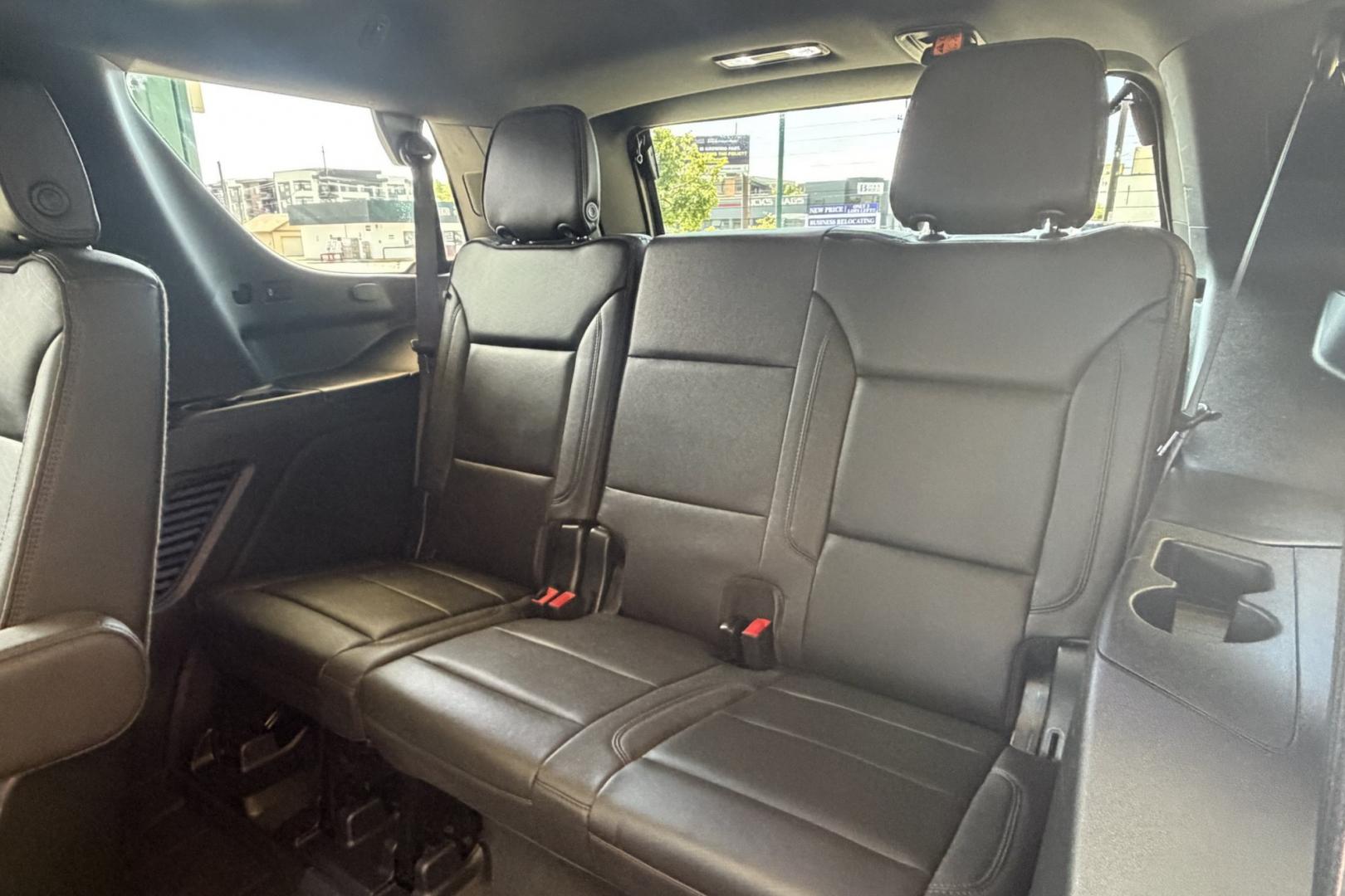 2023 Dark Ash Metallic /Jet Black Chevrolet Tahoe High Country (1GNSKTKL4PR) with an V8 6.2 Liter engine, Automatic 10 Speed transmission, located at 2304 W. Main St., Boise, ID, 83702, (208) 342-7777, 43.622105, -116.218658 - New Tires! Rear DVD Screens! Highly Optioned! Ready To Go!- Photo#21