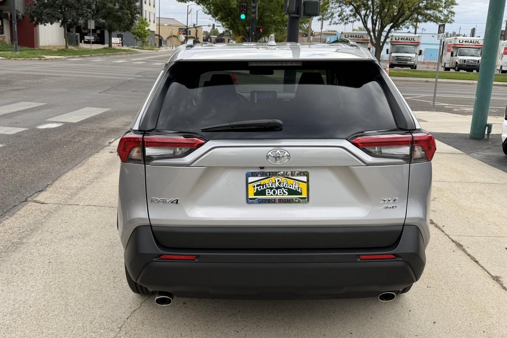 2024 Silver Sky Metallic /Black Toyota RAV4 XLE (2T3P1RFV0RC) with an 4 Cyl 2.5 Liter engine, Automatic 8 Speed transmission, located at 2304 W. Main St., Boise, ID, 83702, (208) 342-7777, 43.622105, -116.218658- Photo#1