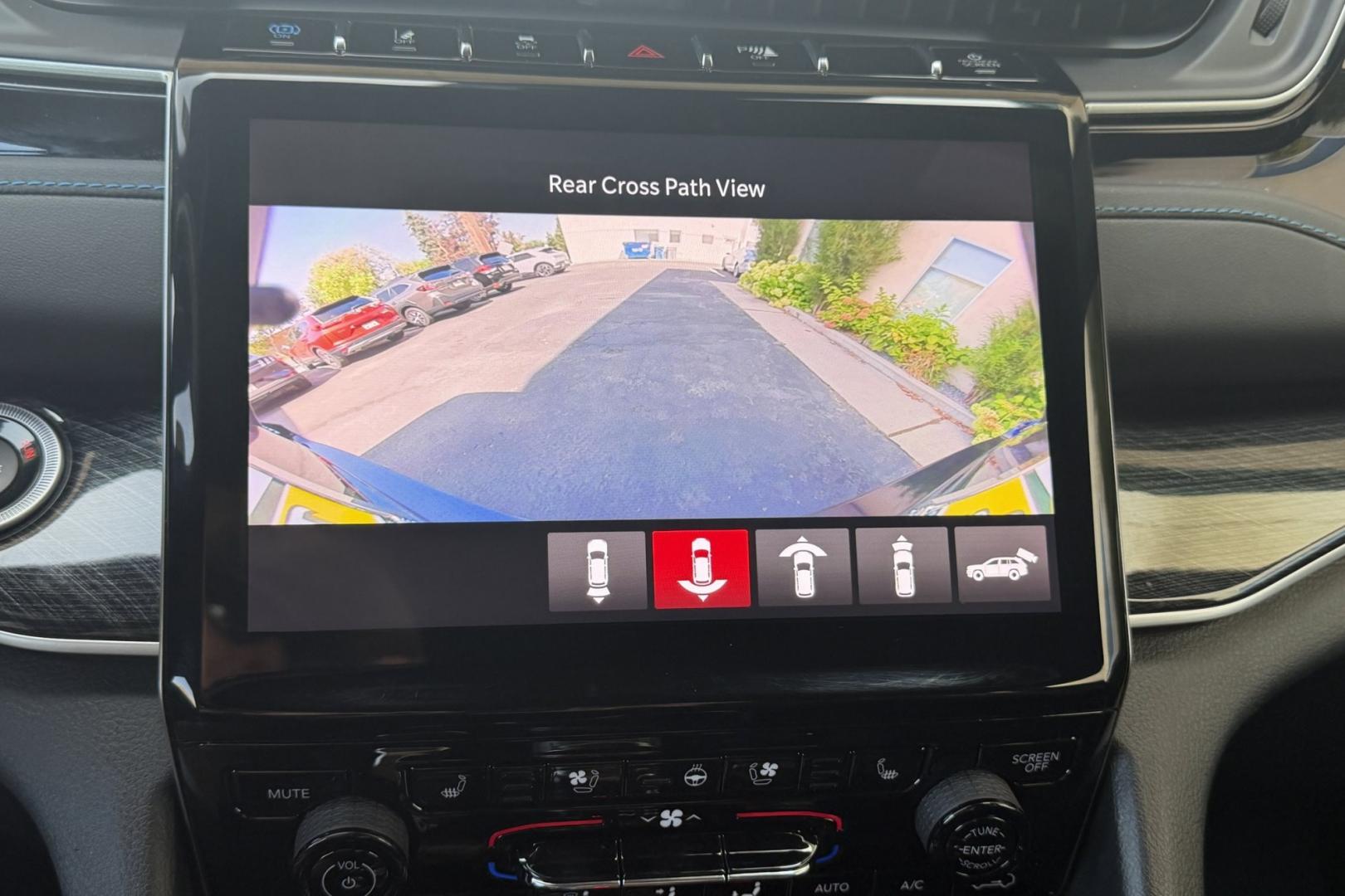 2023 Midnight Sky Metallic /Black Jeep Grand Cherokee Trailhawk (1C4RJYC62P8) with an 4 Cyl 2.0 Liter Turbo Hybrid engine, Automatic 8 Speed transmission, located at 2304 W. Main St., Boise, ID, 83702, (208) 342-7777, 43.622105, -116.218658 - Smooth Ride! Highly Optioned! Great Safety Ratings And Fuel Economy Too!- Photo#5