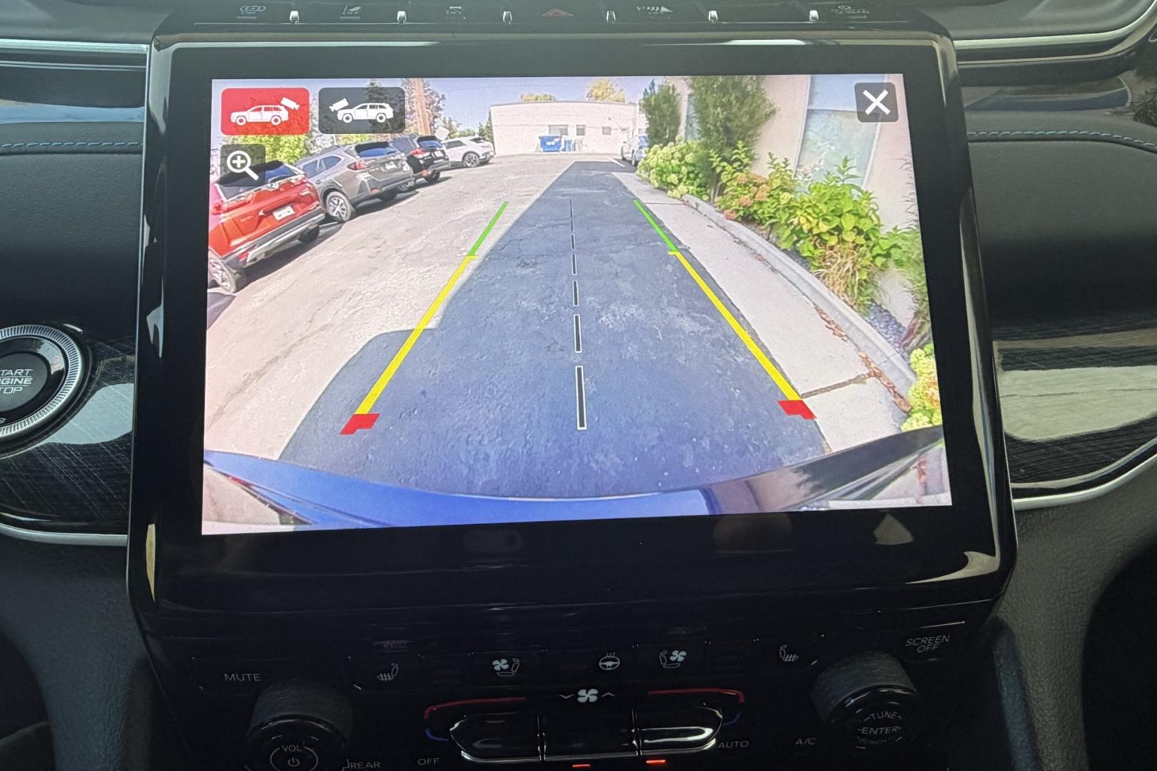 2023 Midnight Sky Metallic /Black Jeep Grand Cherokee Trailhawk (1C4RJYC62P8) with an 4 Cyl 2.0 Liter Turbo Hybrid engine, Automatic 8 Speed transmission, located at 2304 W. Main St., Boise, ID, 83702, (208) 342-7777, 43.622105, -116.218658 - Smooth Ride! Highly Optioned! Great Safety Ratings And Fuel Economy Too!- Photo#8