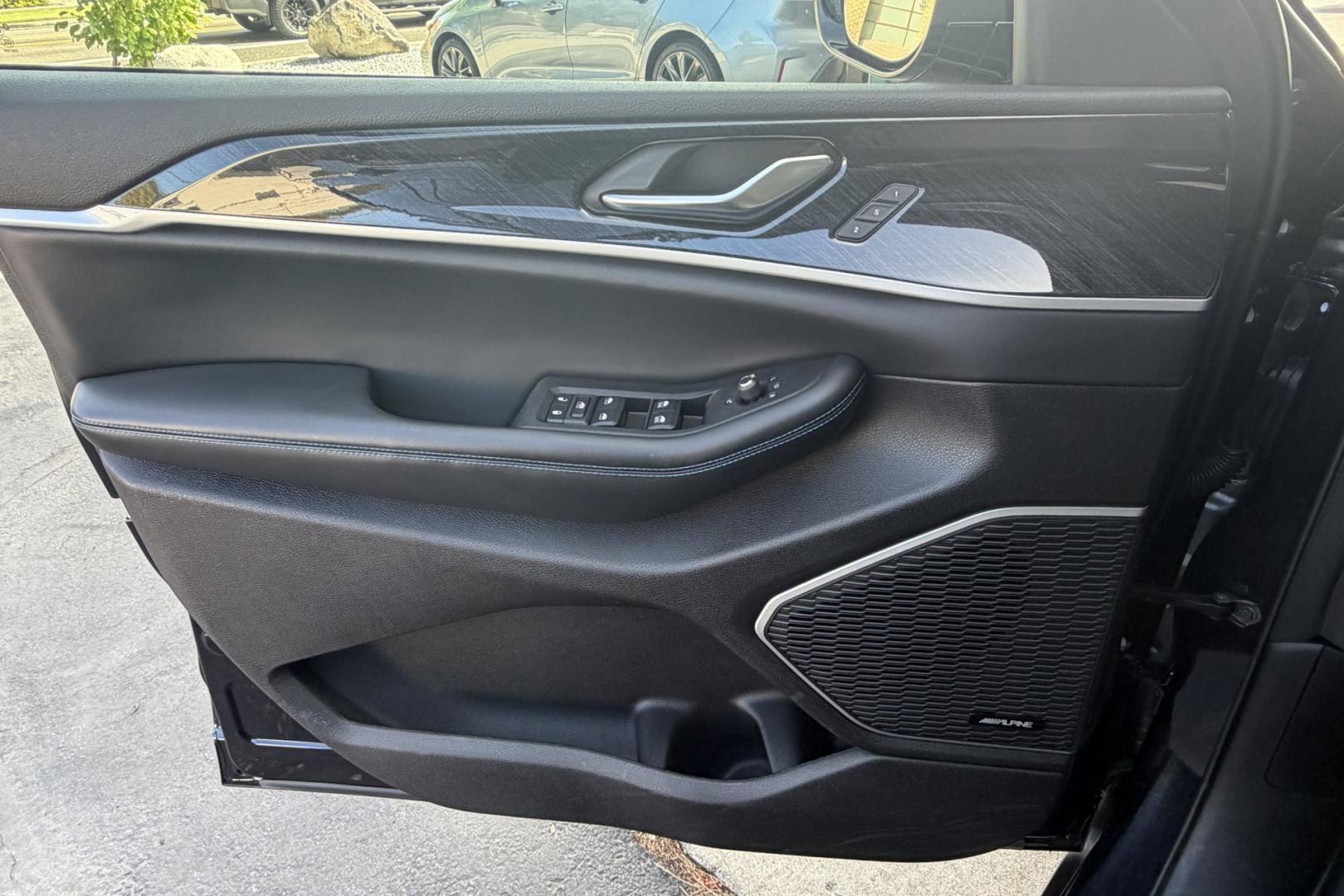 2023 Midnight Sky Metallic /Black Jeep Grand Cherokee Trailhawk (1C4RJYC62P8) with an 4 Cyl 2.0 Liter Turbo Hybrid engine, Automatic 8 Speed transmission, located at 2304 W. Main St., Boise, ID, 83702, (208) 342-7777, 43.622105, -116.218658 - Smooth Ride! Highly Optioned! Great Safety Ratings And Fuel Economy Too!- Photo#11