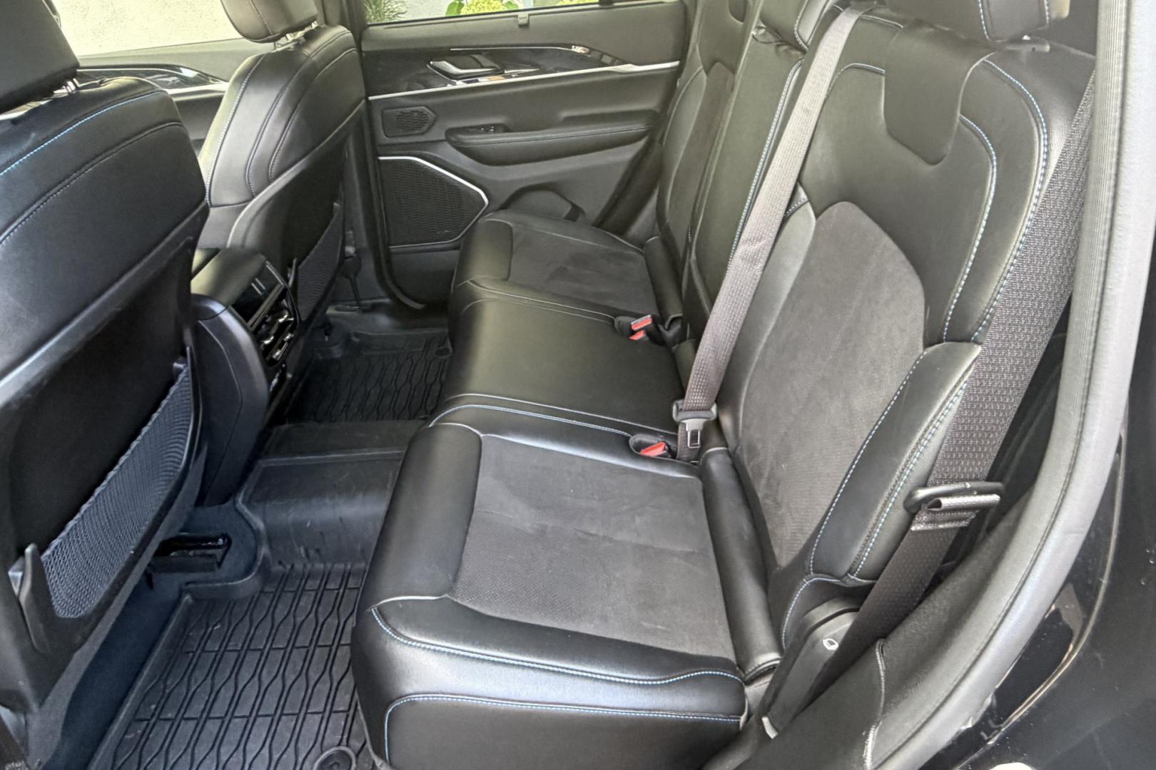 2023 Midnight Sky Metallic /Black Jeep Grand Cherokee Trailhawk (1C4RJYC62P8) with an 4 Cyl 2.0 Liter Turbo Hybrid engine, Automatic 8 Speed transmission, located at 2304 W. Main St., Boise, ID, 83702, (208) 342-7777, 43.622105, -116.218658 - Smooth Ride! Highly Optioned! Great Safety Ratings And Fuel Economy Too!- Photo#17
