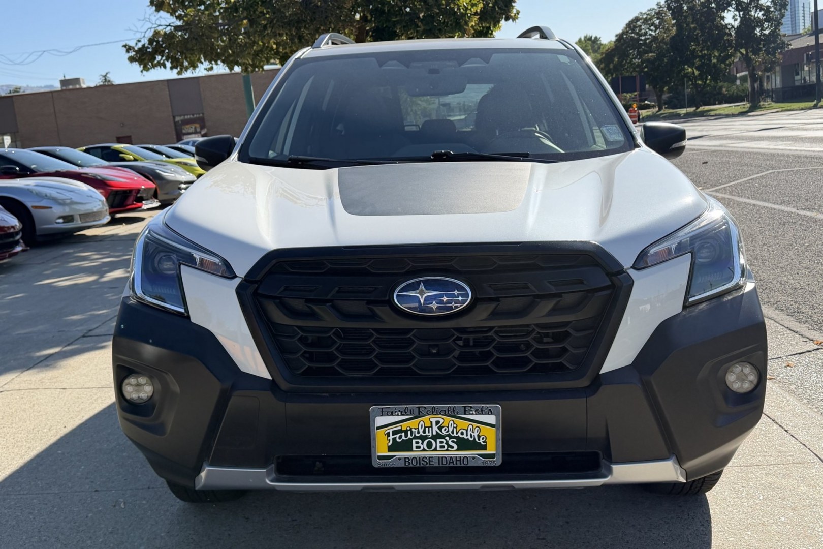 2023 Crystal White Pearl /Black Subaru Forester Wilderness (JF2SKAMC2PH) with an H4 2.5 Liter engine, Automatic transmission, located at 2304 W. Main St., Boise, ID, 83702, (208) 342-7777, 43.622105, -116.218658 - Remaining Factory Powertrain Warranty! Clean And Well Optioned!- Photo#3