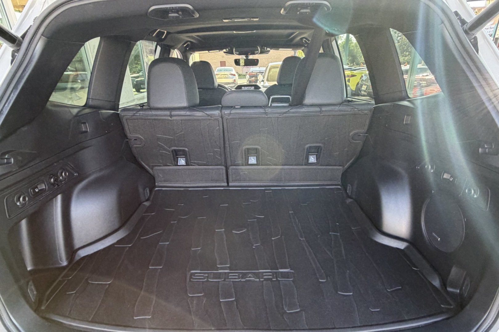 2023 Crystal White Pearl /Black Subaru Forester Wilderness (JF2SKAMC2PH) with an H4 2.5 Liter engine, Automatic transmission, located at 2304 W. Main St., Boise, ID, 83702, (208) 342-7777, 43.622105, -116.218658 - Remaining Factory Powertrain Warranty! Clean And Well Optioned!- Photo#24