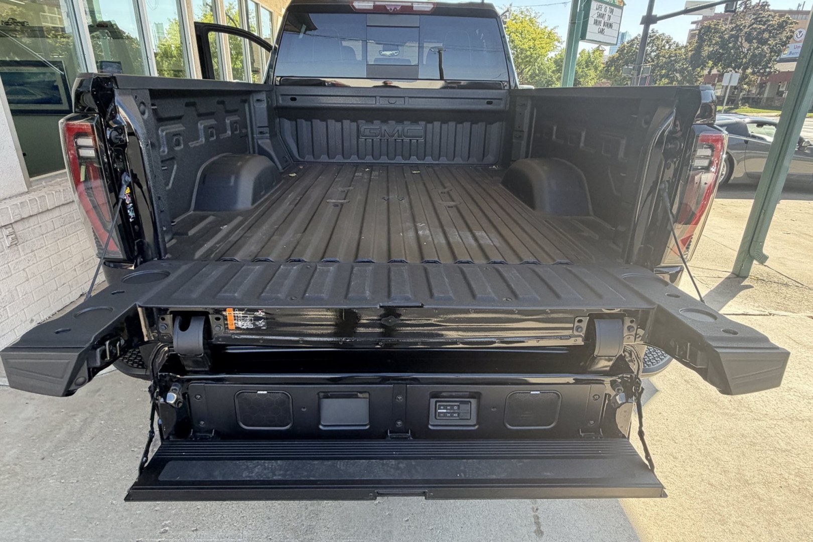 2026 Onxy Black /Obsidian Rush GMC Sierra 2500HD AT4X (1GT4UZEY5TF) with an V8 6.6 Liter Duramax Turbo Diesel engine, Allison Automatic 10 Speed transmission, located at 2304 W. Main St., Boise, ID, 83702, (208) 342-7777, 43.622105, -116.218658 - Low Mileage! Loaded And Stunning!- Photo#27