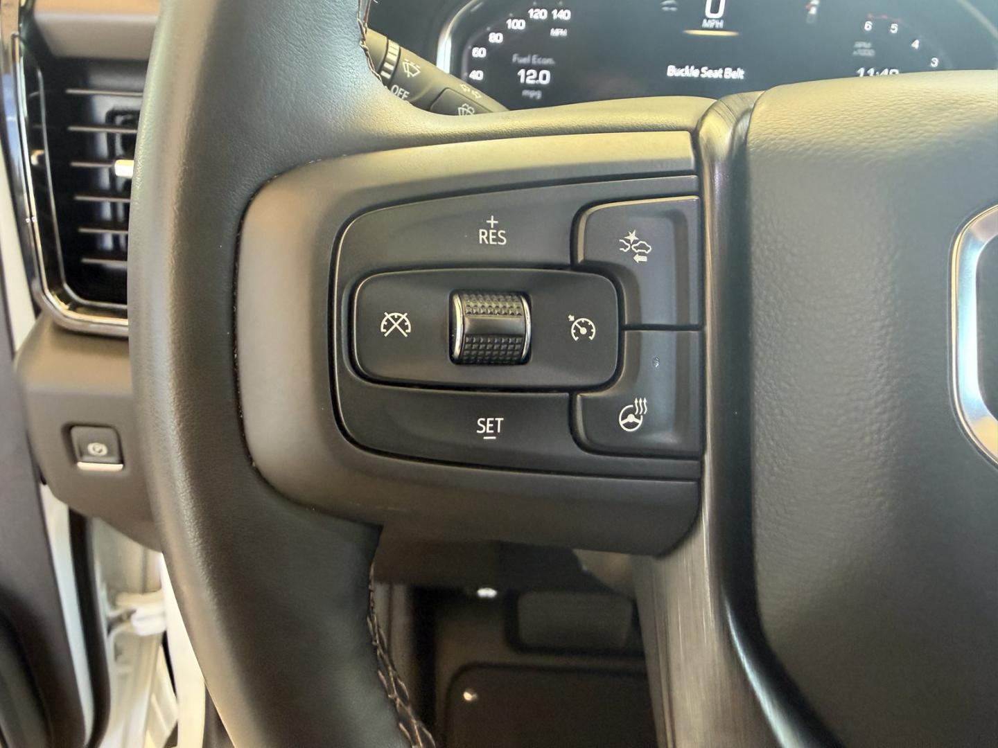 2025 Summit White /Black GMC Sierra 3500HD AT4 (1GT4UVEY2SF) with an V8 6.6 Liter Duramax Turbo Diesel engine, Allison Automatic 10 Speed transmission, located at 2304 W. Main St., Boise, ID, 83702, (208) 342-7777, 43.622105, -116.218658 - Ready To Haul! Nicely Optioned!- Photo#21