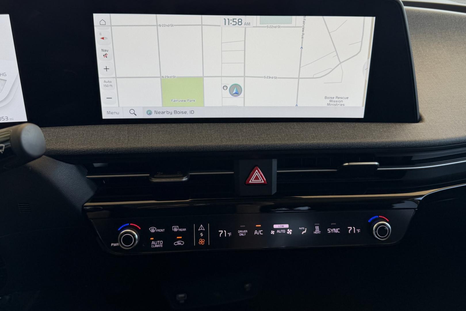 2023 Runaway Red /Black Kia EV6 Wind (KNDC3DLC1P5) with an 77.4 kWh engine, Automatic transmission, located at 2304 W. Main St., Boise, ID, 83702, (208) 342-7777, 43.622105, -116.218658 - 282 Miles of Range! All Wheel Drive! High Marks In Safety Too!- Photo#4
