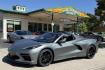 2023 Hypersonic Gray /Jet Black Chevrolet Corvette Stingray Convertible 3LT Z51 (1G1YC3D46P5) with an V8 6.2 Liter engine, Automatic 8 Speed transmission, located at 2304 W. Main St., Boise, ID, 83702, (208) 342-7777, 43.622105, -116.218658 - Highly Optioned One Owner Stingray! 3LT Z51 w/ Lift!- Photo#0