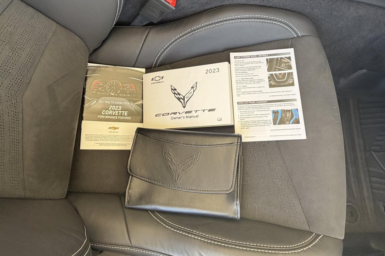 2023 Hypersonic Gray /Jet Black Chevrolet Corvette Stingray Convertible 3LT Z51 (1G1YC3D46P5) with an V8 6.2 Liter engine, Automatic 8 Speed transmission, located at 2304 W. Main St., Boise, ID, 83702, (208) 342-7777, 43.622105, -116.218658 - Highly Optioned One Owner Stingray! 3LT Z51 w/ Lift!- Photo#21