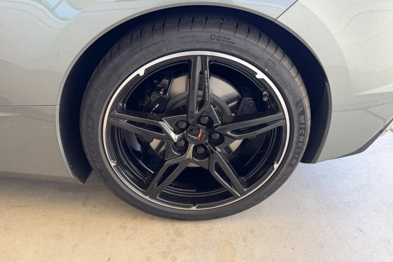 2023 Hypersonic Gray /Jet Black Chevrolet Corvette Stingray Convertible 3LT Z51 (1G1YC3D46P5) with an V8 6.2 Liter engine, Automatic 8 Speed transmission, located at 2304 W. Main St., Boise, ID, 83702, (208) 342-7777, 43.622105, -116.218658 - Highly Optioned One Owner Stingray! 3LT Z51 w/ Lift!- Photo#25