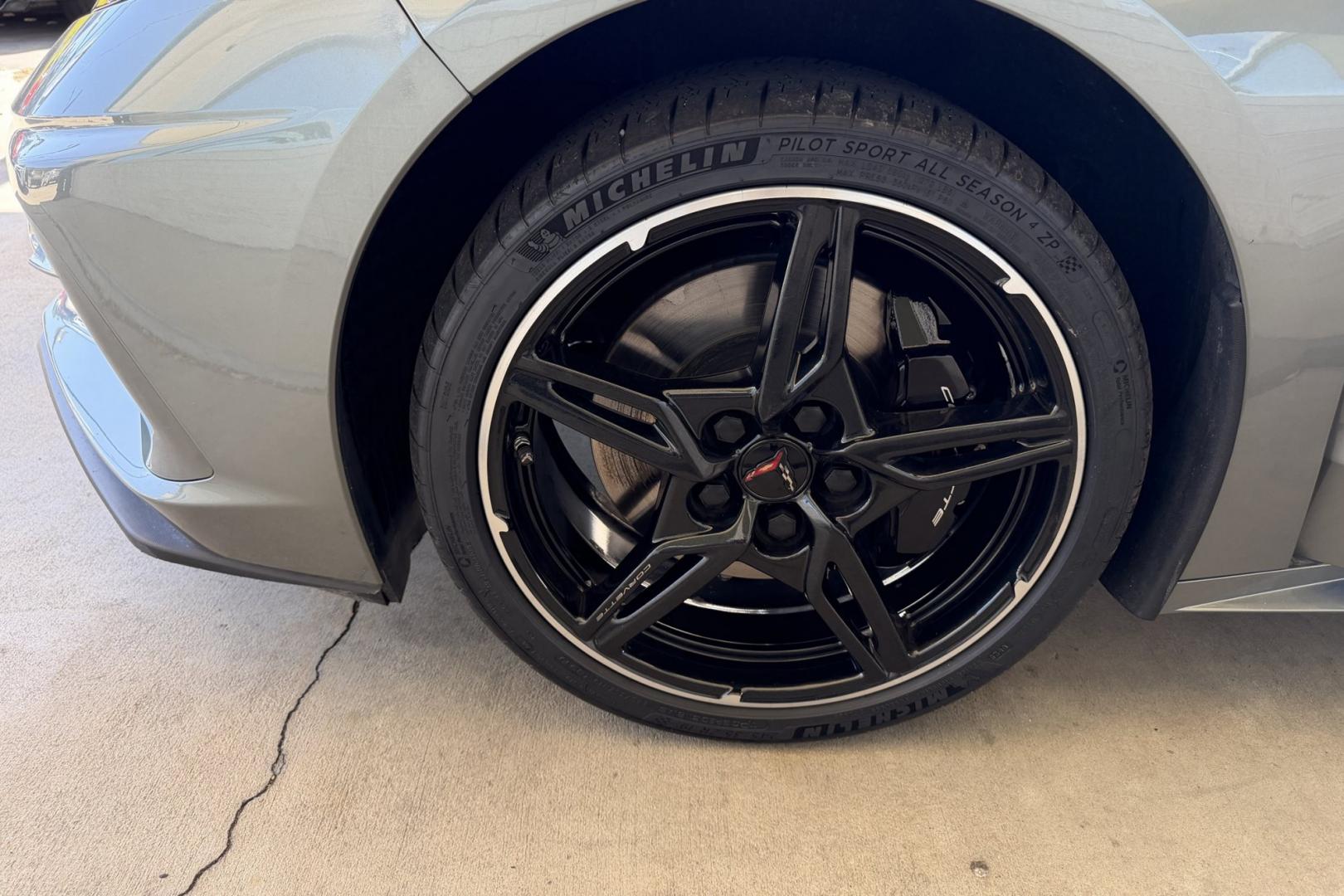 2023 Hypersonic Gray /Jet Black Chevrolet Corvette Stingray Convertible 3LT Z51 (1G1YC3D46P5) with an V8 6.2 Liter engine, Automatic 8 Speed transmission, located at 2304 W. Main St., Boise, ID, 83702, (208) 342-7777, 43.622105, -116.218658 - Highly Optioned One Owner Stingray! 3LT Z51 w/ Lift!- Photo#26