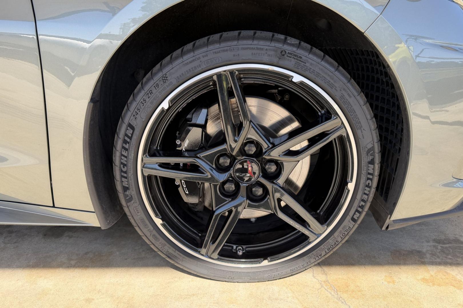 2023 Hypersonic Gray /Jet Black Chevrolet Corvette Stingray Convertible 3LT Z51 (1G1YC3D46P5) with an V8 6.2 Liter engine, Automatic 8 Speed transmission, located at 2304 W. Main St., Boise, ID, 83702, (208) 342-7777, 43.622105, -116.218658 - Highly Optioned One Owner Stingray! 3LT Z51 w/ Lift!- Photo#27