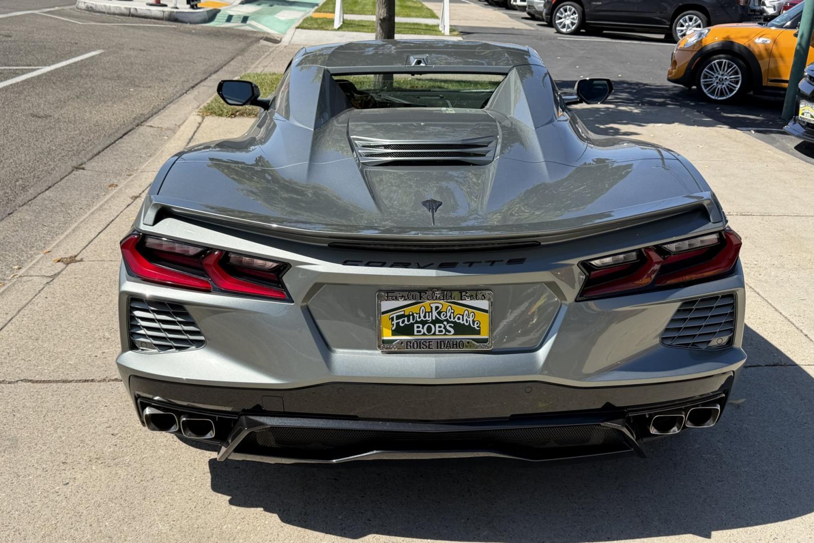 2023 Hypersonic Gray /Jet Black Chevrolet Corvette Stingray Convertible 3LT Z51 (1G1YC3D46P5) with an V8 6.2 Liter engine, Automatic 8 Speed transmission, located at 2304 W. Main St., Boise, ID, 83702, (208) 342-7777, 43.622105, -116.218658 - Highly Optioned One Owner Stingray! 3LT Z51 w/ Lift!- Photo#30