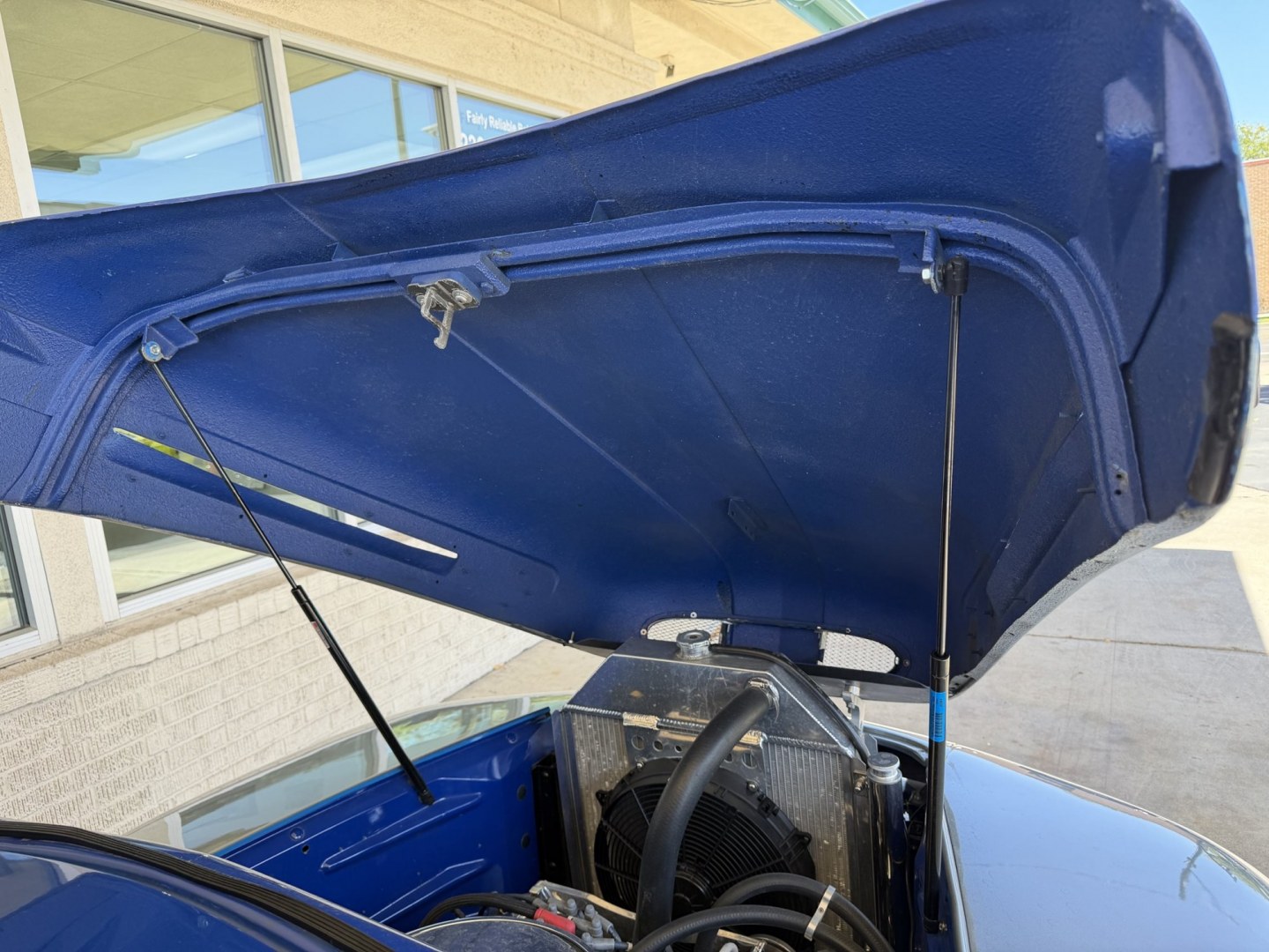 1948 Blue/Silver /Gray Ford F100 (899C1997344) with an V8 engine, Automatic transmission, located at 2304 W. Main St., Boise, ID, 83702, (208) 342-7777, 43.622105, -116.218658 - WOW! Documented Restoration of an older 1948 Ford F100! Classic Car Air Conditioning And Tilt Column!- Photo#13