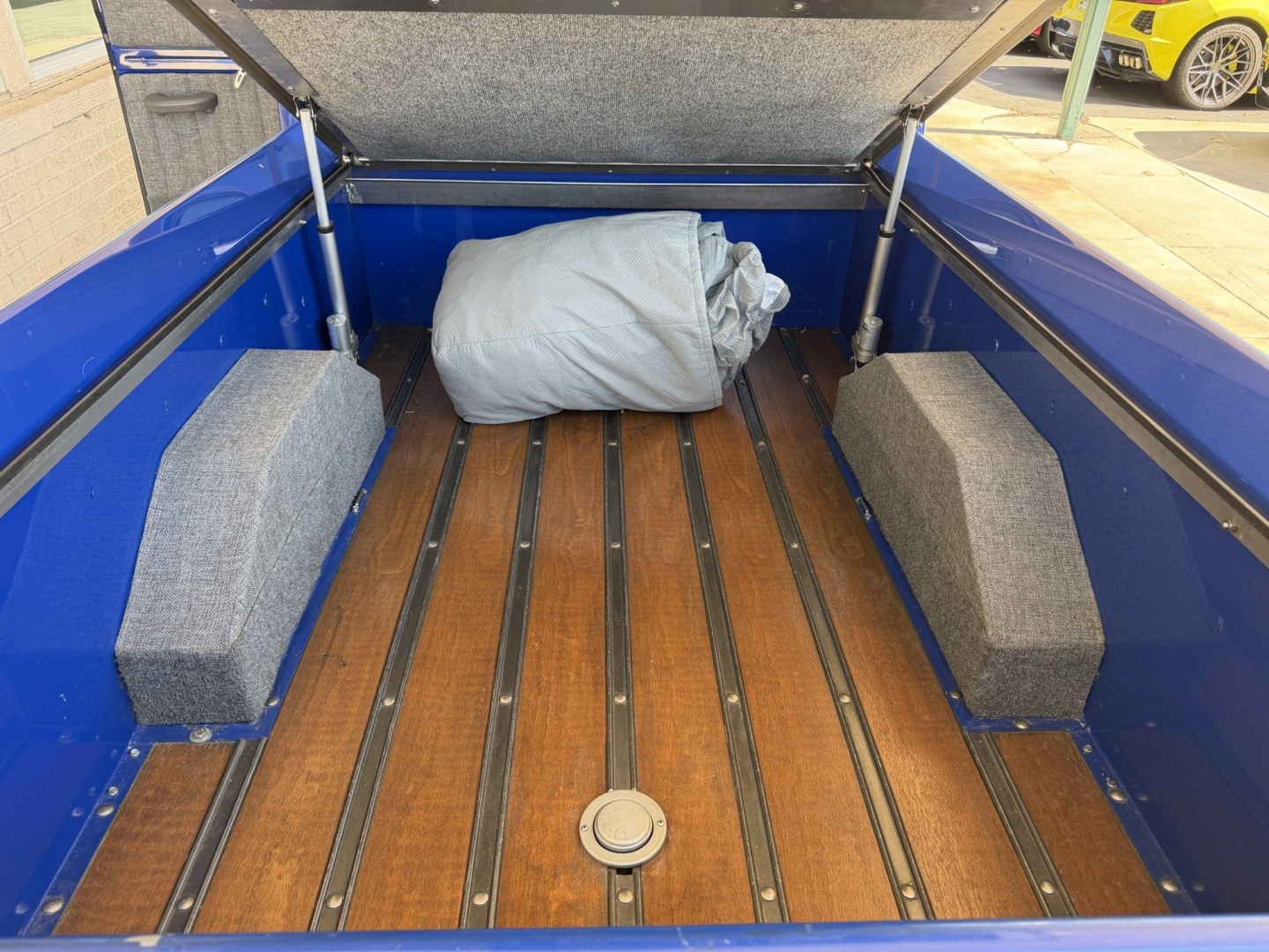 1948 Blue/Silver /Gray Ford F100 (899C1997344) with an V8 engine, Automatic transmission, located at 2304 W. Main St., Boise, ID, 83702, (208) 342-7777, 43.622105, -116.218658 - WOW! Documented Restoration of an older 1948 Ford F100! Classic Car Air Conditioning And Tilt Column!- Photo#14