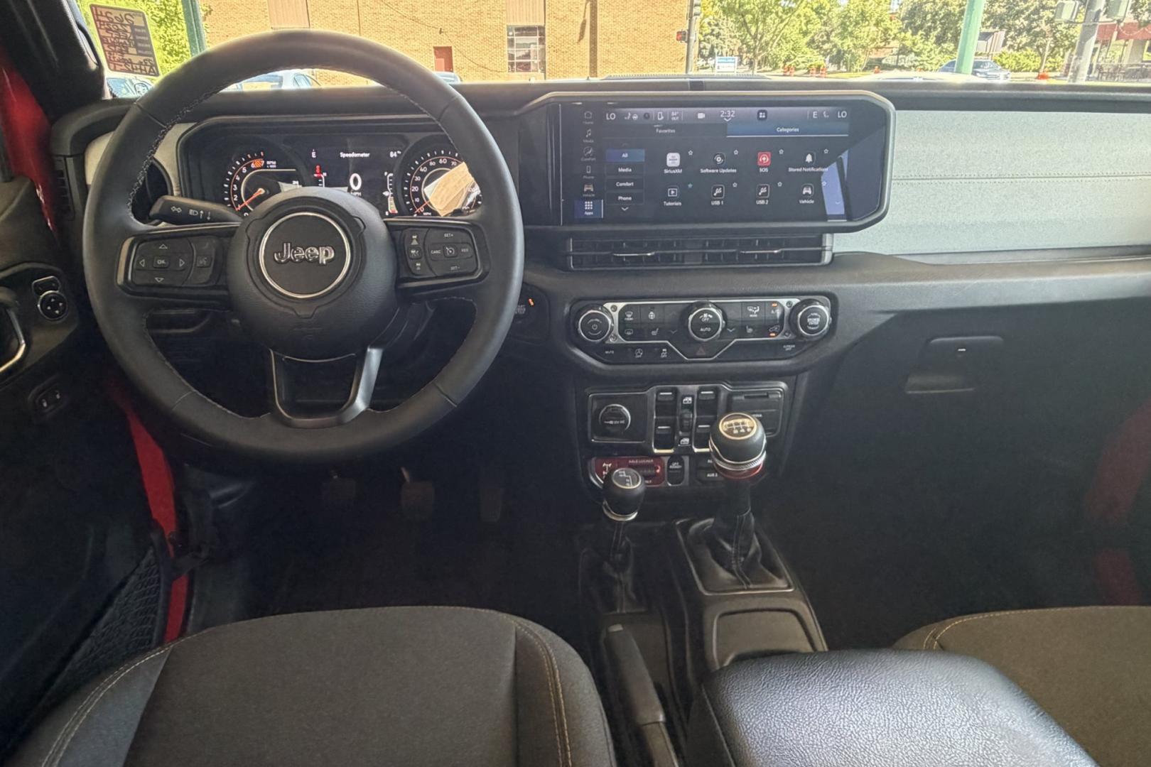 2024 Firecracker Red /Black Jeep Wrangler Unlimited Willys (1C4PJXDG7RW) with an V6 3.6 Liter engine, 6 Speed Manual transmission, located at 2304 W. Main St., Boise, ID, 83702, (208) 342-7777, 43.622105, -116.218658 - Manual Transmission Jeep Wrangler Unlimited Willys! Ready For Adventure!- Photo#18