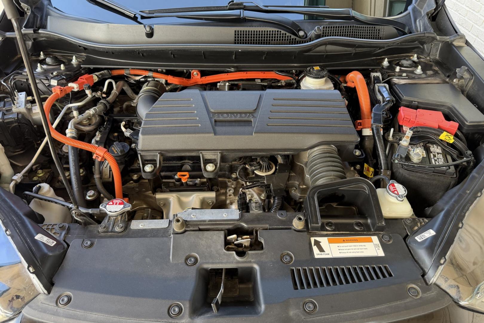 2021 Modern Steel Metallic /Black Honda CR-V Hybrid Touring (7FART6H90ME) with an 4 Cyl 2.0 Liter Hybrid engine, Automatic transmission, located at 2304 W. Main St., Boise, ID, 83702, (208) 342-7777, 43.622105, -116.218658 - Hard To Find! Great To Own! New Tires Too!- Photo#19