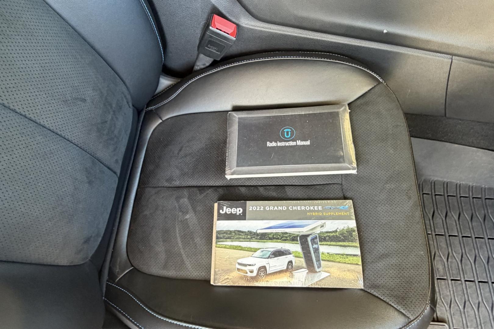 2022 Baltic Grey Metallic /Black Jeep Grand Cherokee 4xe Trailhawk (1C4RJYC61N8) with an 2.0L L4 DOHC 16V HYBRID engine, Automatic 8 Speed transmission, located at 2304 W. Main St., Boise, ID, 83702, (208) 342-7777, 43.622105, -116.218658 - One Owner Jeep! Loaded With Comfort And Safety Features! Amazing Fuel Economy!- Photo#28