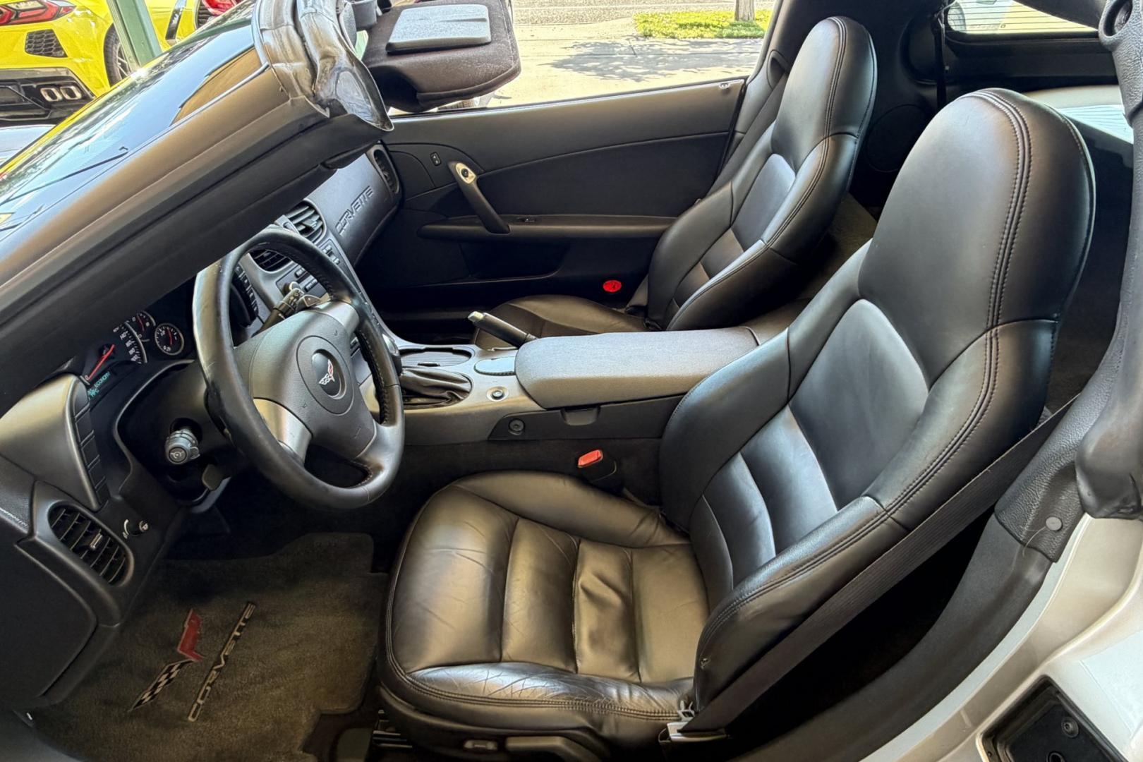 2006 Silver /Black Chevrolet Corvette (1G1YY25U865) with an V8 6.0 Liter engine, Automatic transmission, located at 2304 W. Main St., Boise, ID, 83702, (208) 342-7777, 43.622105, -116.218658 - New Tires! Low Mileage! Ready To Go!- Photo#4