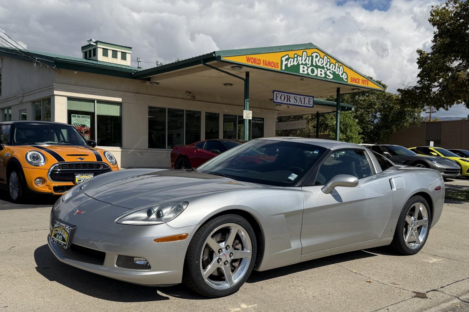 2006 Silver /Black Chevrolet Corvette (1G1YY25U865) with an V8 6.0 Liter engine, Automatic transmission, located at 2304 W. Main St., Boise, ID, 83702, (208) 342-7777, 43.622105, -116.218658 - New Tires! Low Mileage! Ready To Go!- Photo#16
