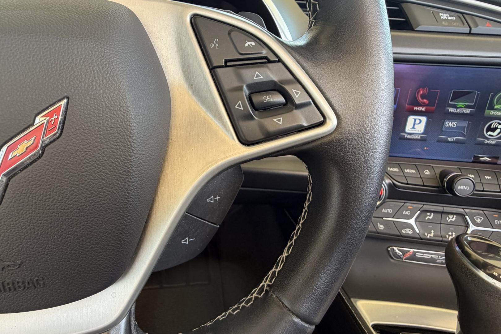 2016 Blade Silver Metallic /Jet Black Chevrolet Corvette Stingray 2LT (1G1YD3D76G5) with an V8 6.2 Liter engine, Automatic 8 Speed transmission, located at 2304 W. Main St., Boise, ID, 83702, (208) 342-7777, 43.622105, -116.218658 - One Owner! New Tires! Low Miles! Ready To Go!- Photo#7