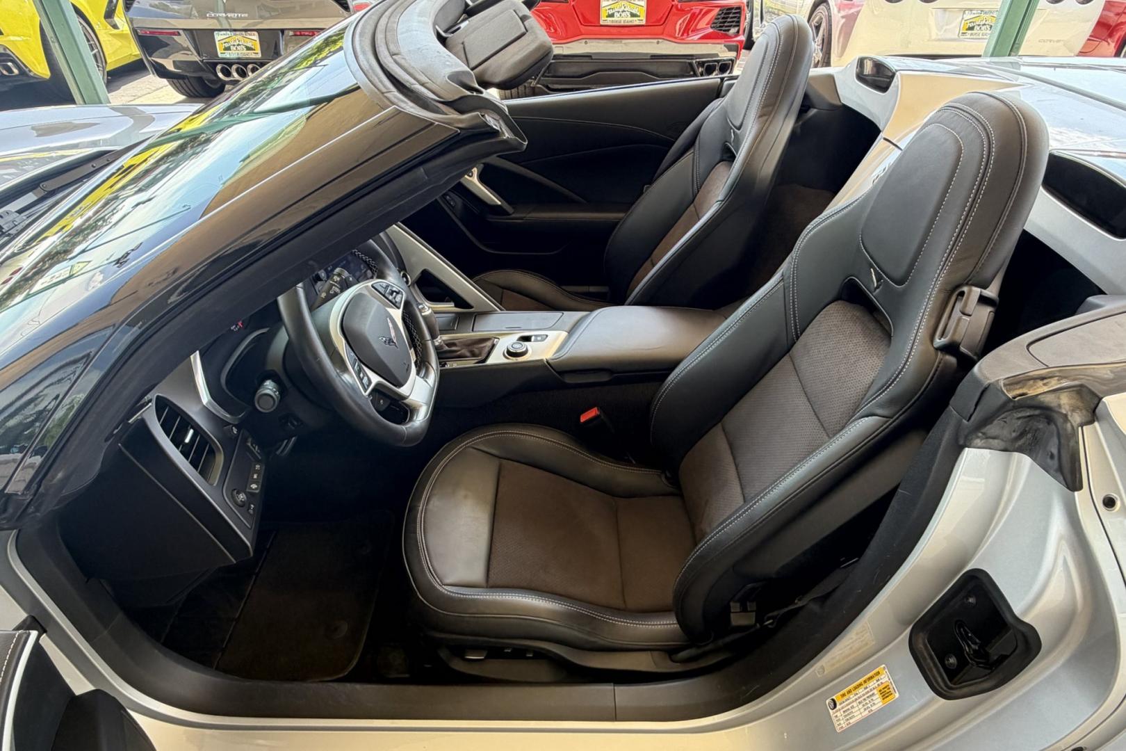 2016 Blade Silver Metallic /Jet Black Chevrolet Corvette Stingray 2LT (1G1YD3D76G5) with an V8 6.2 Liter engine, Automatic 8 Speed transmission, located at 2304 W. Main St., Boise, ID, 83702, (208) 342-7777, 43.622105, -116.218658 - One Owner! New Tires! Low Miles! Ready To Go!- Photo#10