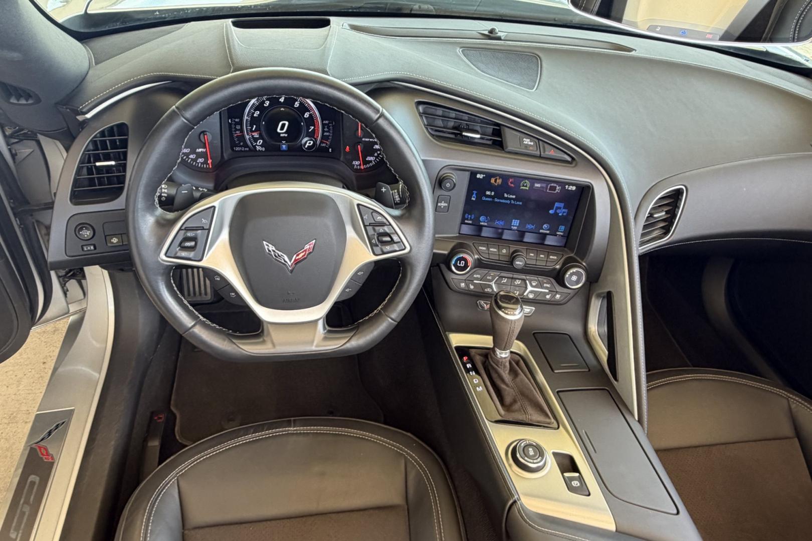2016 Blade Silver Metallic /Jet Black Chevrolet Corvette Stingray 2LT (1G1YD3D76G5) with an V8 6.2 Liter engine, Automatic 8 Speed transmission, located at 2304 W. Main St., Boise, ID, 83702, (208) 342-7777, 43.622105, -116.218658 - One Owner! New Tires! Low Miles! Ready To Go!- Photo#11