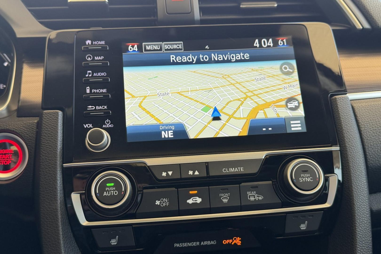 2019 Crystal Black Pearl /Black Honda Civic Touring (JHMFC1F99KX) with an 4 Cyl 1.5 Liter Turbo engine, Automatic transmission, located at 2304 W. Main St., Boise, ID, 83702, (208) 342-7777, 43.622105, -116.218658 - Highly Optioned! Clean Civic Touring!- Photo#7