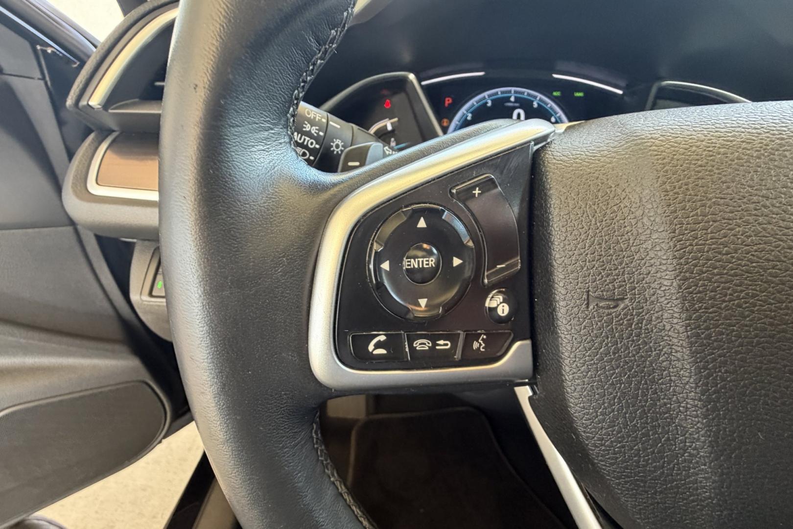 2019 Crystal Black Pearl /Black Honda Civic Touring (JHMFC1F99KX) with an 4 Cyl 1.5 Liter Turbo engine, Automatic transmission, located at 2304 W. Main St., Boise, ID, 83702, (208) 342-7777, 43.622105, -116.218658 - Highly Optioned! Clean Civic Touring!- Photo#10