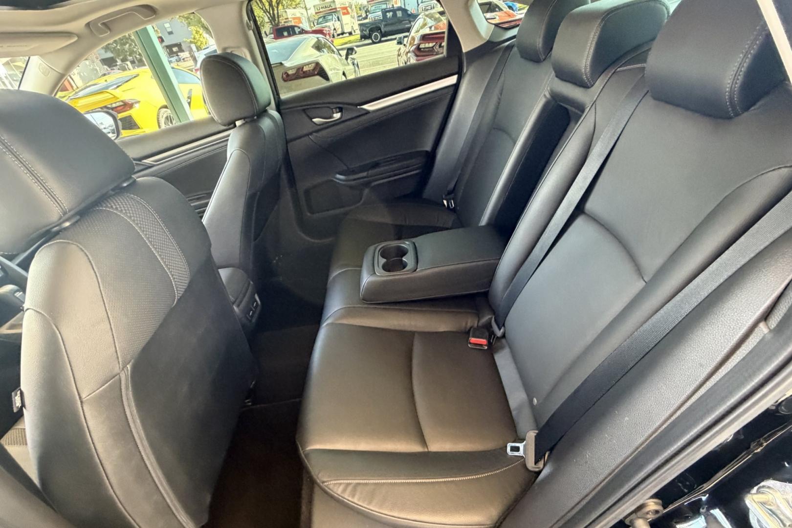 2019 Crystal Black Pearl /Black Honda Civic Touring (JHMFC1F99KX) with an 4 Cyl 1.5 Liter Turbo engine, Automatic transmission, located at 2304 W. Main St., Boise, ID, 83702, (208) 342-7777, 43.622105, -116.218658 - Highly Optioned! Clean Civic Touring!- Photo#14