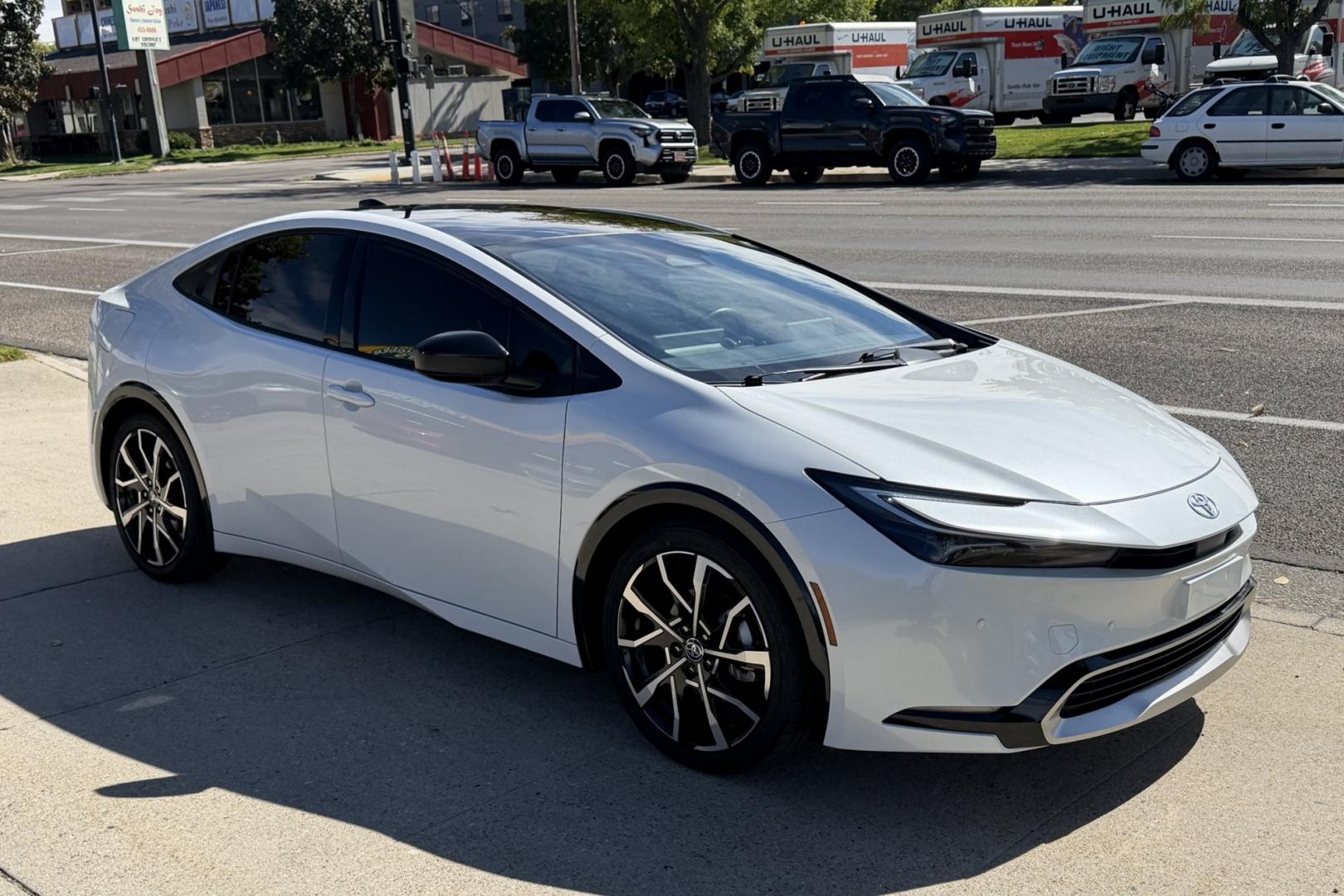 2026 Wind Chill Pearl /Black Toyota Prius XSE (JTDACACU2T3) with an 4 Cyl 2.0 Liter Hybrid engine, Automatic transmission, located at 2304 W. Main St., Boise, ID, 83702, (208) 342-7777, 43.622105, -116.218658 - Loaded With Safety Features! Highly Rated Prius!- Photo#2