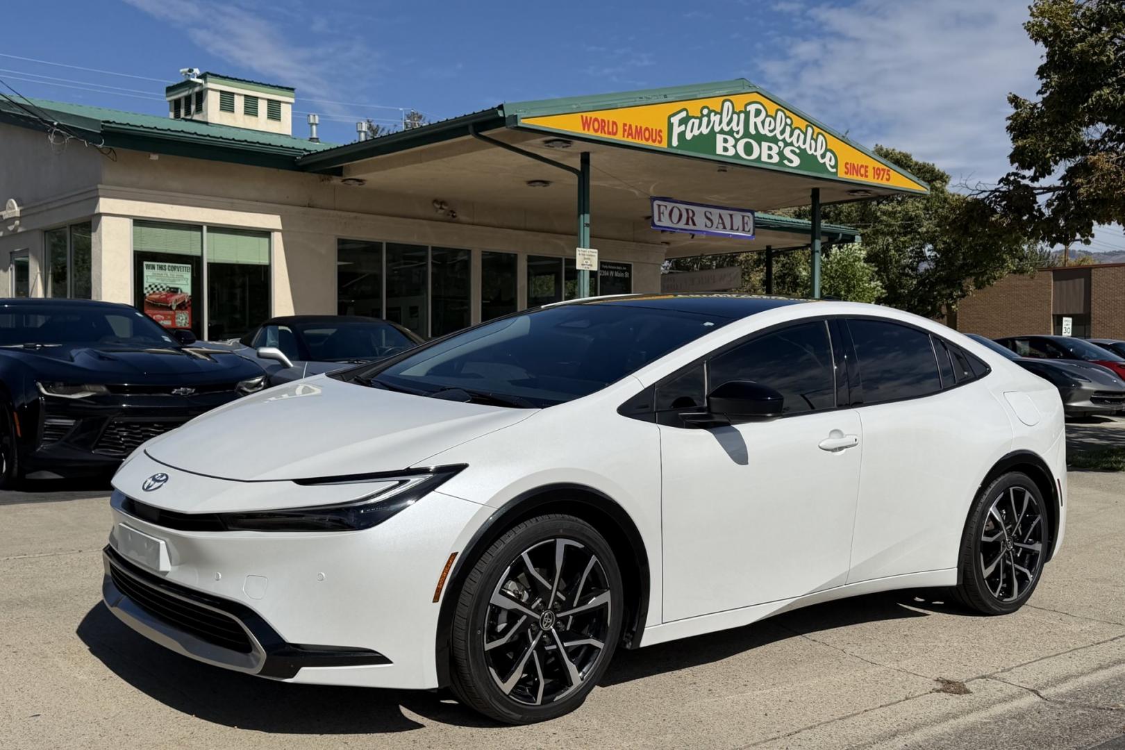 2026 Wind Chill Pearl /Black Toyota Prius XSE (JTDACACU2T3) with an 4 Cyl 2.0 Liter Hybrid engine, Automatic transmission, located at 2304 W. Main St., Boise, ID, 83702, (208) 342-7777, 43.622105, -116.218658 - Loaded With Safety Features! Highly Rated Prius!- Photo#0