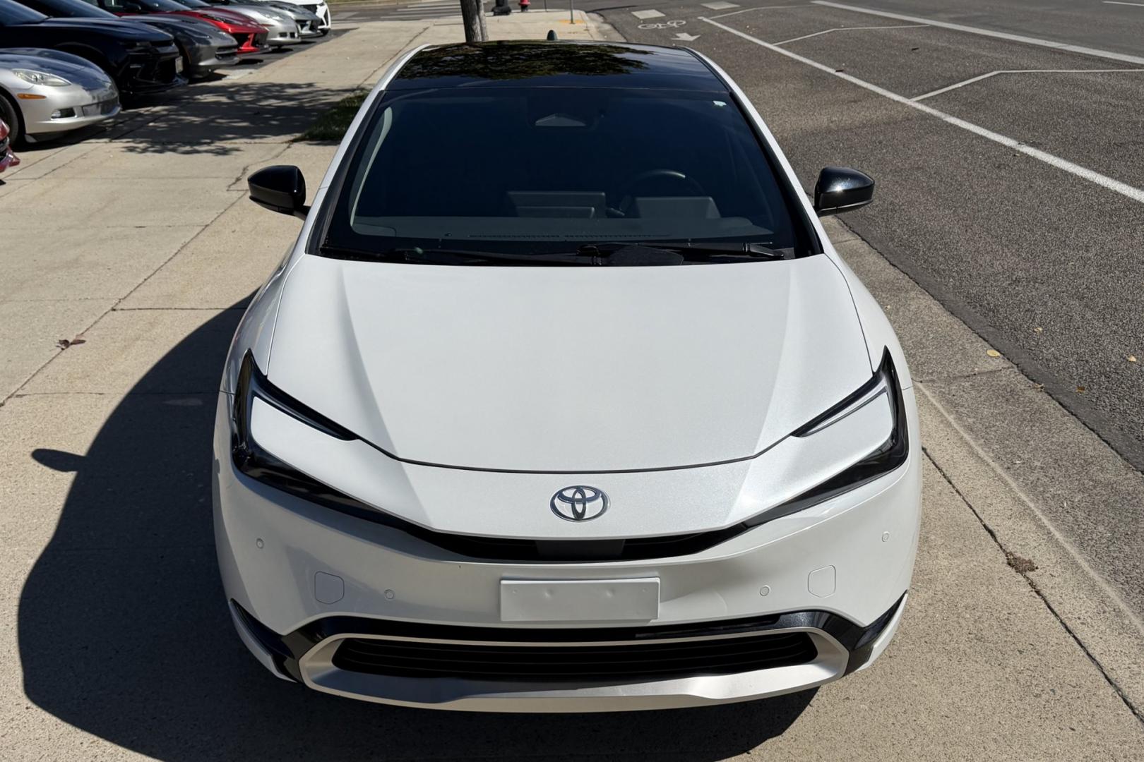 2026 Wind Chill Pearl /Black Toyota Prius XSE (JTDACACU2T3) with an 4 Cyl 2.0 Liter Hybrid engine, Automatic transmission, located at 2304 W. Main St., Boise, ID, 83702, (208) 342-7777, 43.622105, -116.218658 - Loaded With Safety Features! Highly Rated Prius!- Photo#3