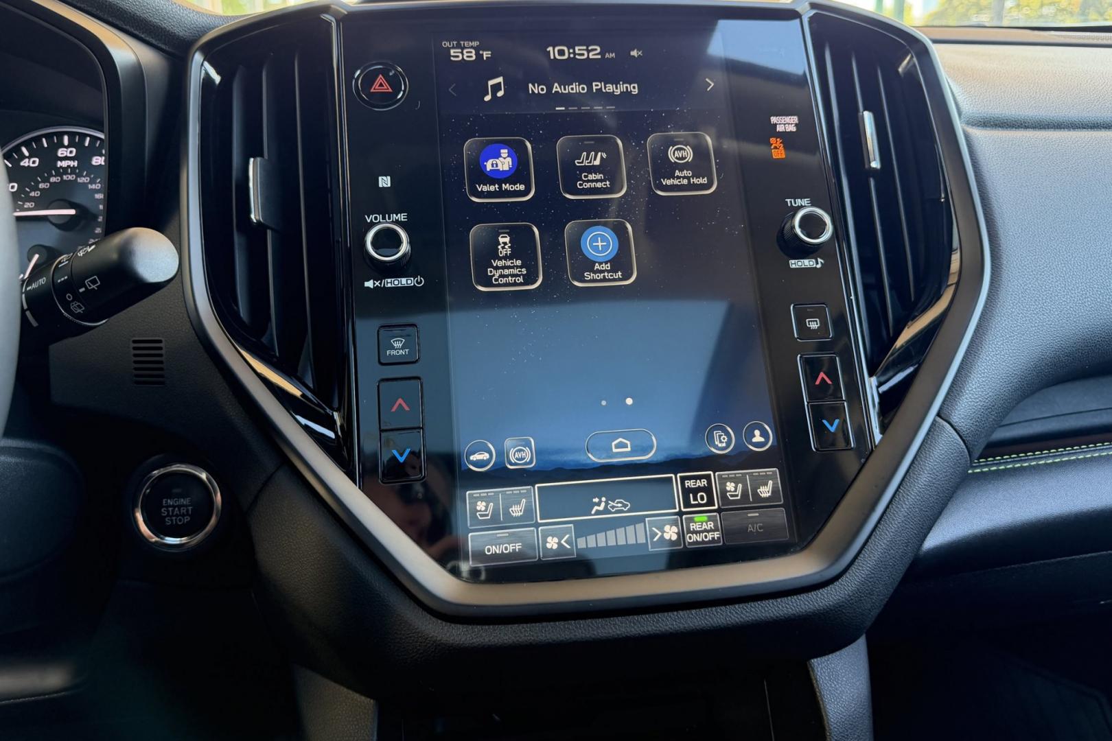 2025 Crystal White Pearl /Black Subaru Ascent Onyx Touring Edition (4S4WMAWD9S3) with an H4 2.4 Liter Turbo engine, Automatic transmission, located at 2304 W. Main St., Boise, ID, 83702, (208) 342-7777, 43.622105, -116.218658 - Remaining Factory Warranty! A Lot Of Safety And Comfort Too!- Photo#8