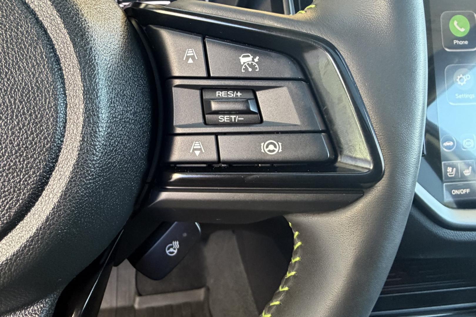 2025 Crystal White Pearl /Black Subaru Ascent Onyx Touring Edition (4S4WMAWD9S3) with an H4 2.4 Liter Turbo engine, Automatic transmission, located at 2304 W. Main St., Boise, ID, 83702, (208) 342-7777, 43.622105, -116.218658 - Remaining Factory Warranty! A Lot Of Safety And Comfort Too!- Photo#14